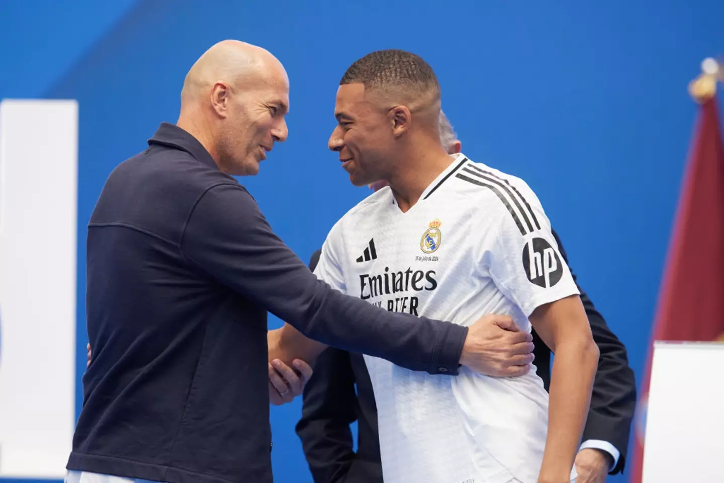 Zinedine Zidane and Kylian Mbappe (Credit:Getty)