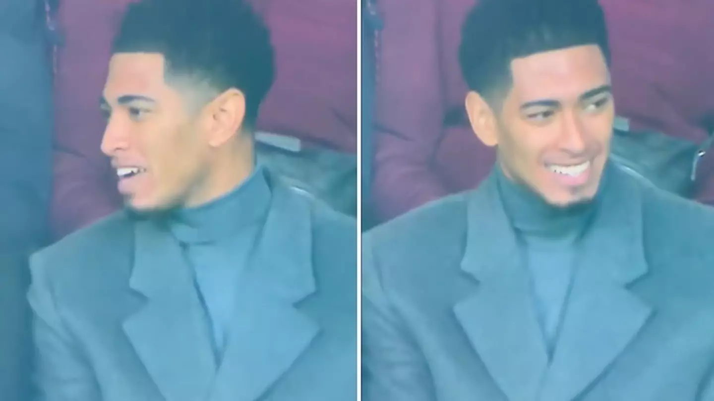 Fans in disbelief after Jude Bellingham spotted singing x-rated chant at Ewood Park on Boxing Day
