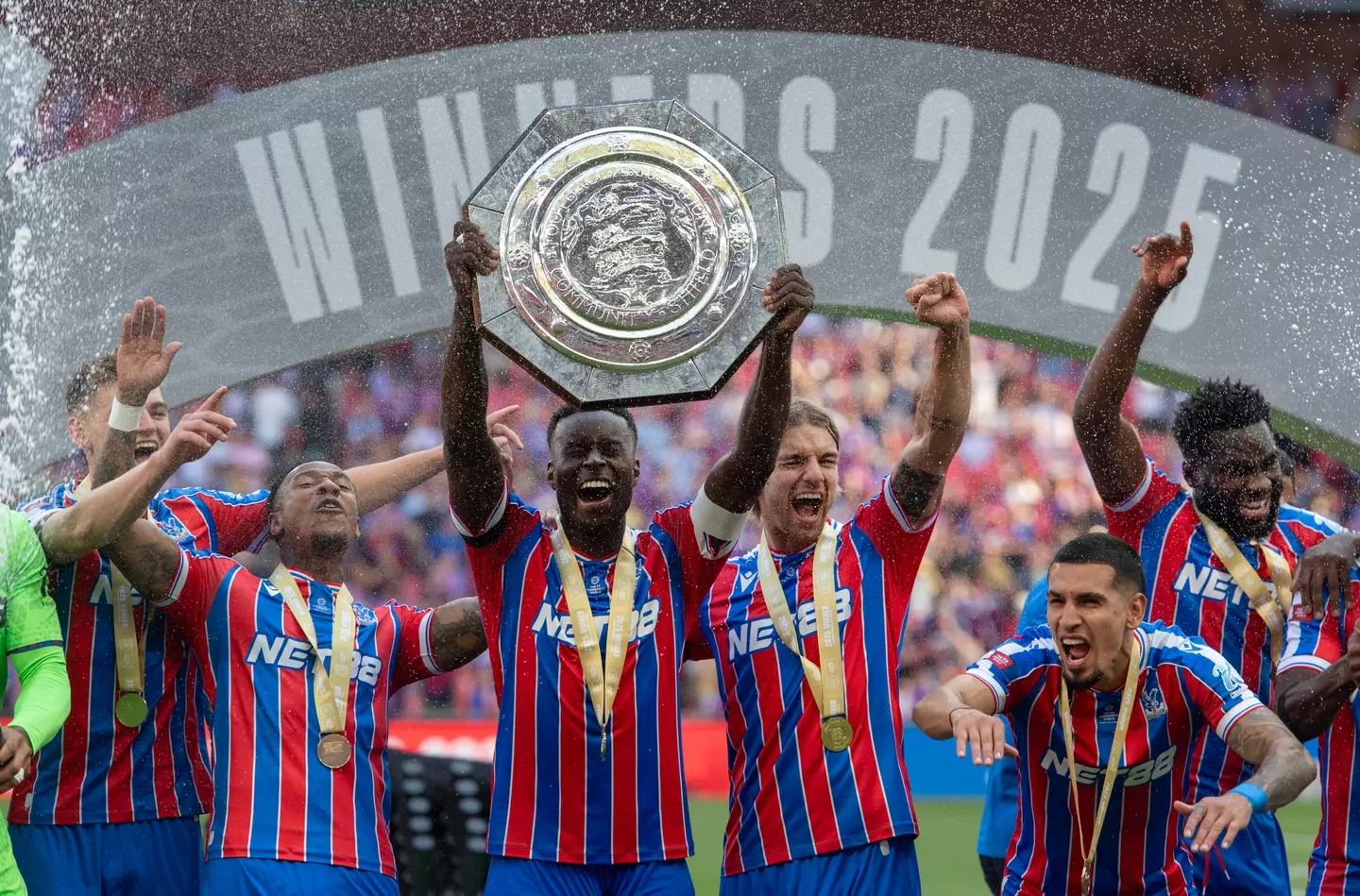 FA Cup holders Crystal Palace beat Liverpool in the Community Shield on Sunday. Image: Getty