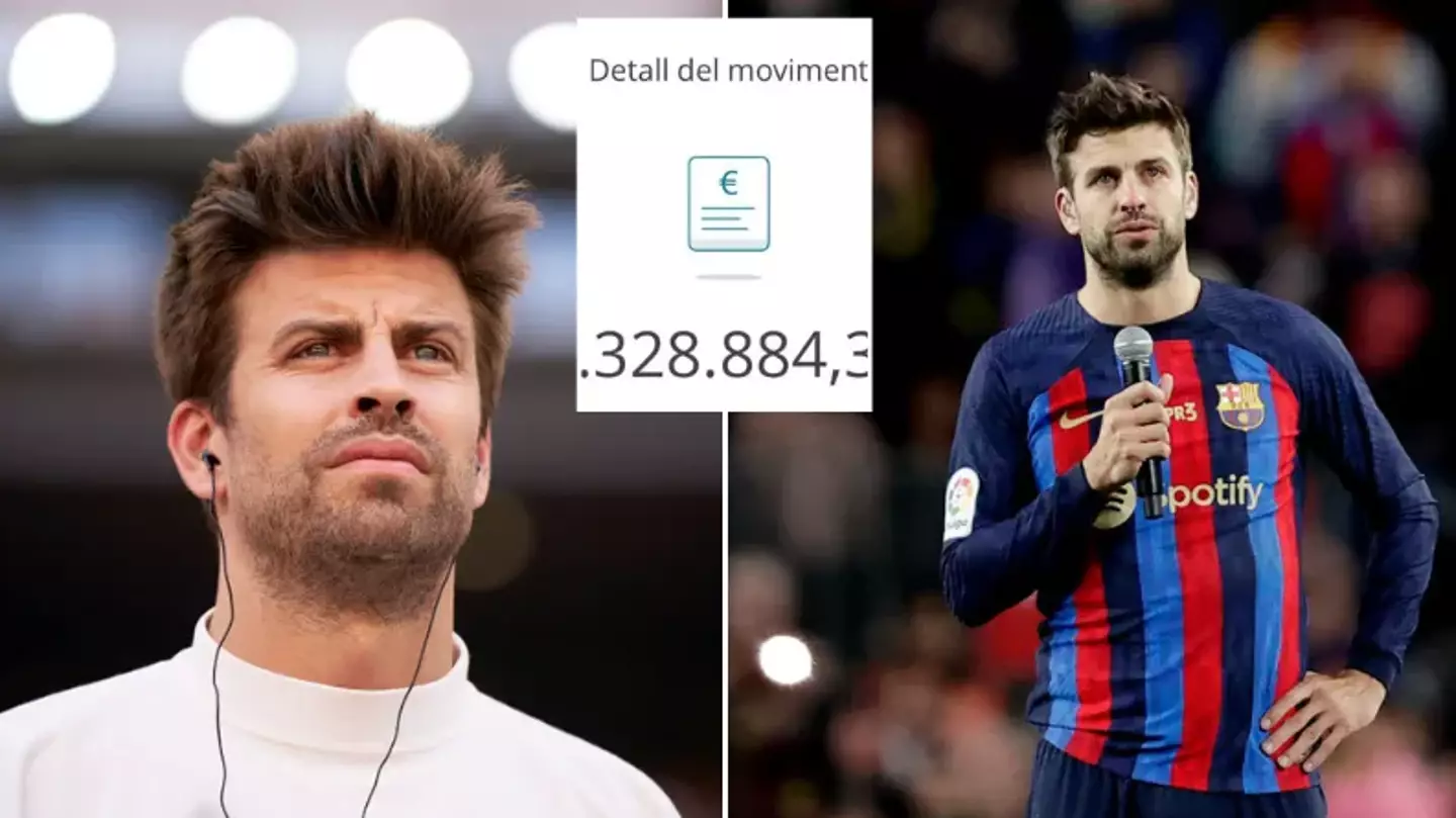 Gerard Pique publicly shared a bank statement to show what an elite footballer's pay slip looks like