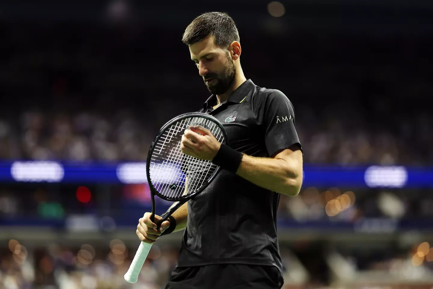 Novak Djokovic at the 2025 US Open (credit: getty)