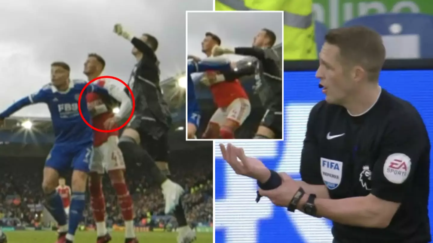Arsenal goal controversially ruled out by VAR after Ben White adjudged to have fouled Danny Ward