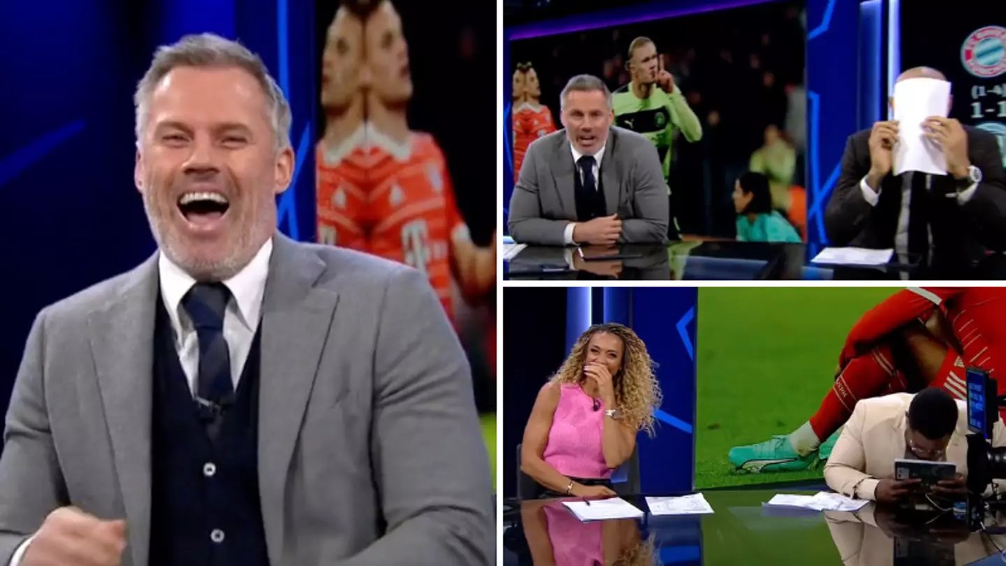 Jamie Carragher hosted his first live show for CBS Sports in role swap with Kate Abdo