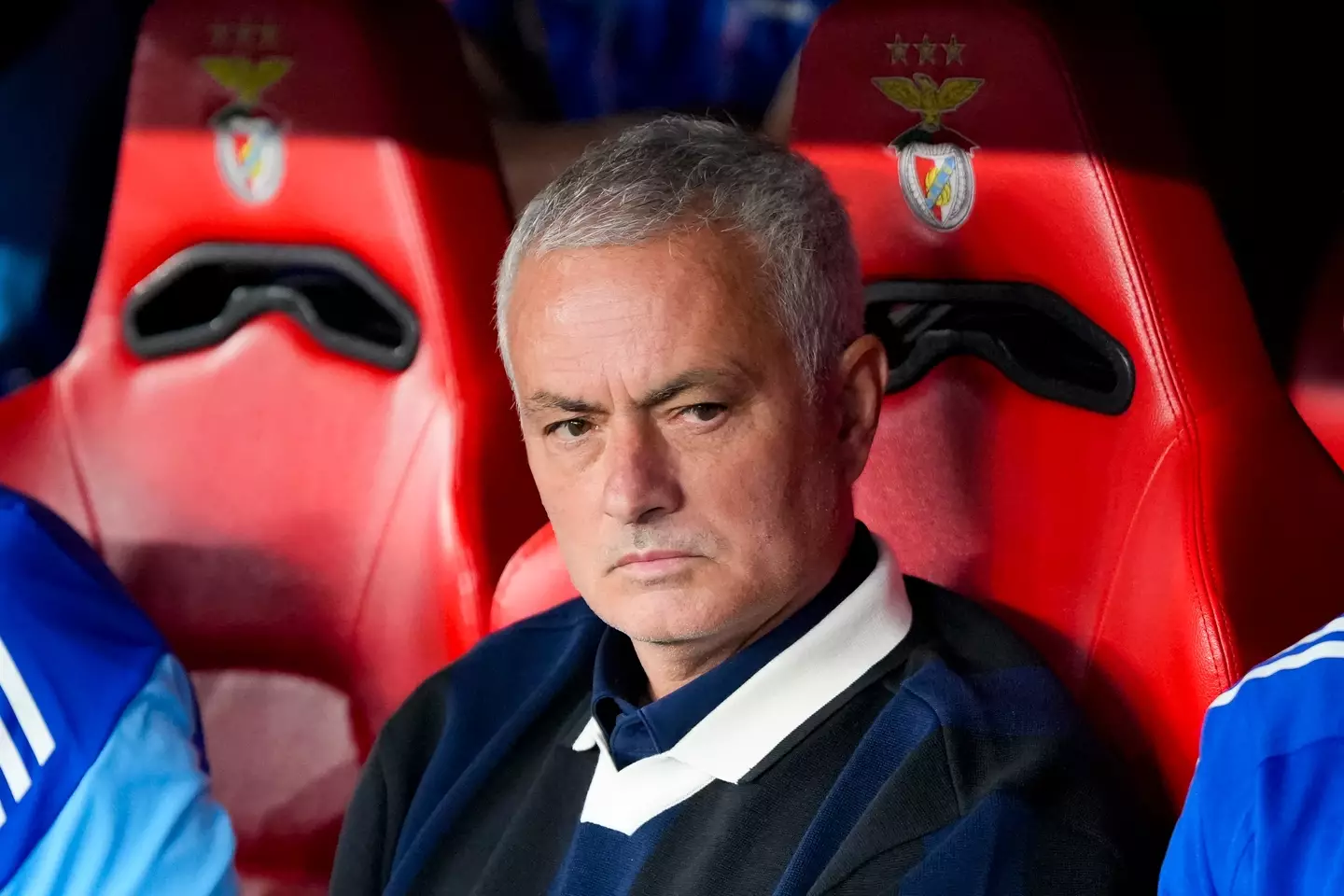 Jose Mourinho's last Fenerbahce game was at Benfica, who could be his next employers. Image: Getty