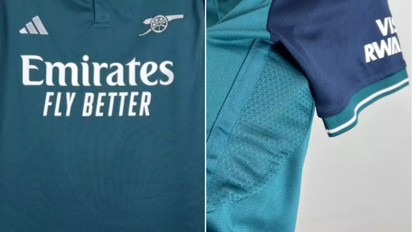 Arsenal third kit for 2023-24 season 'leaked' with highly unusual button design