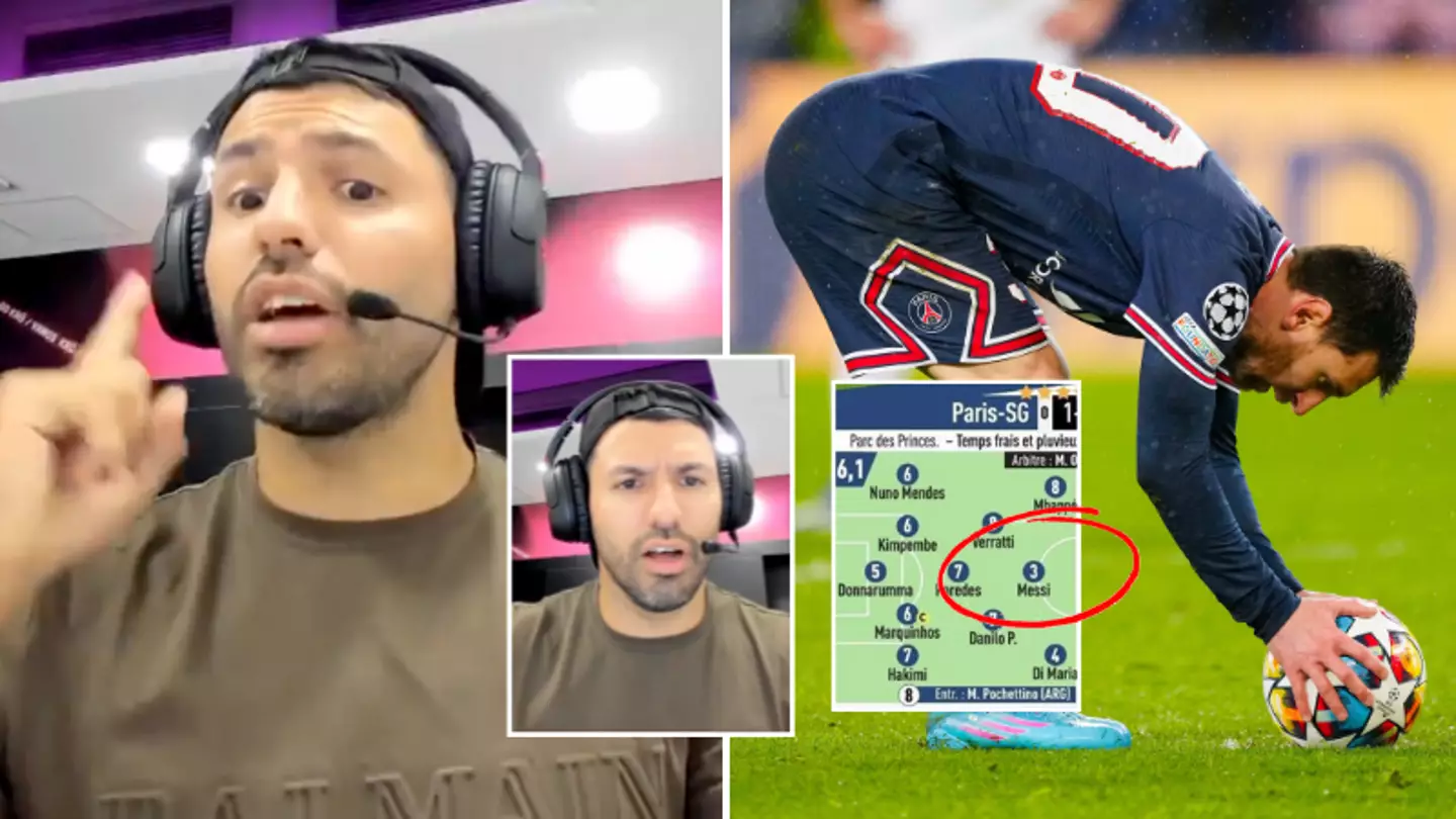 Sergio Aguero Says Lionel Messi Critics Are 'A**holes' In Furious Rant After He Was Given 3/10 Rating