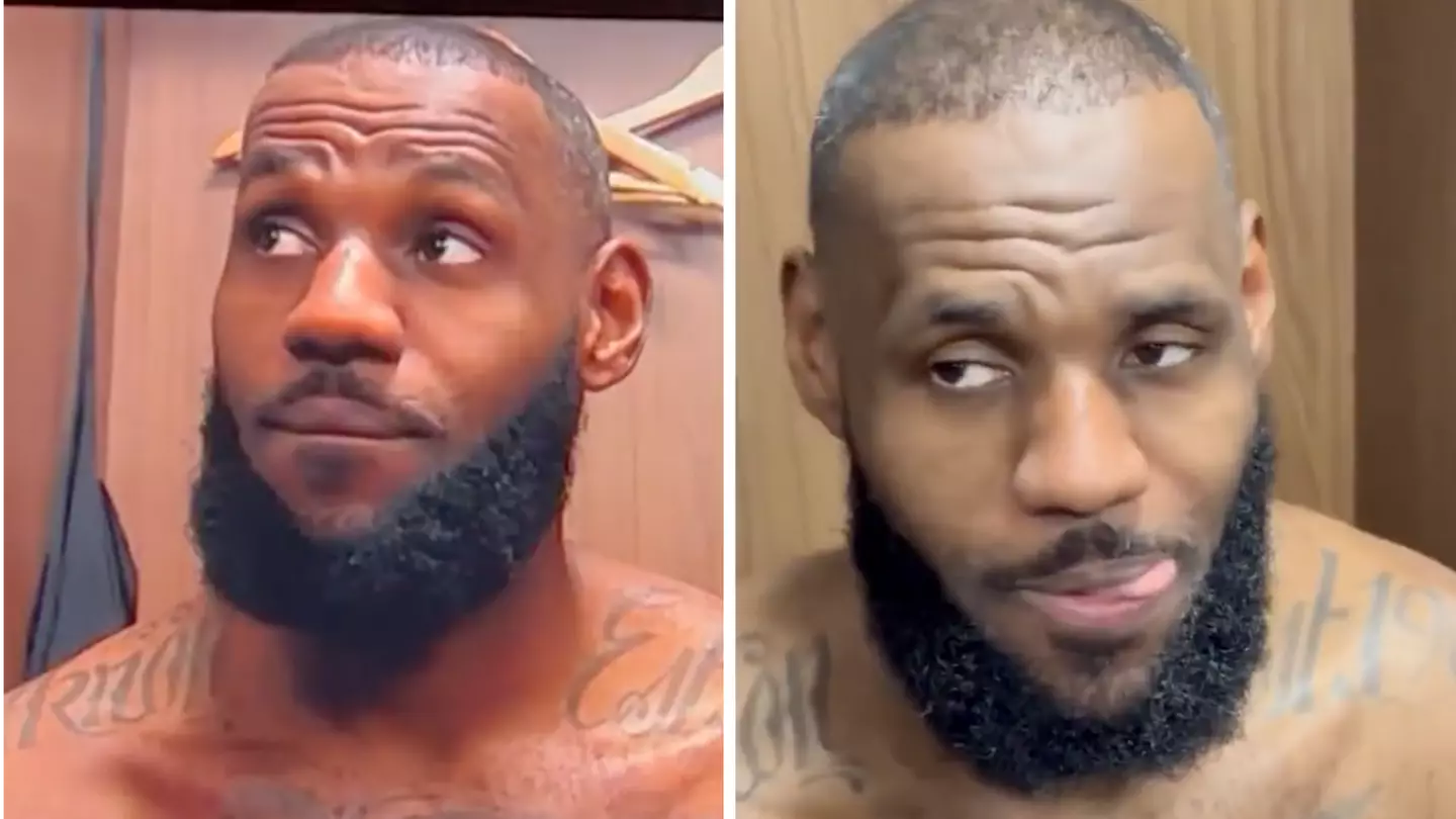 Fans divided after LeBron James' Lakers teammates do goat noises during his interview