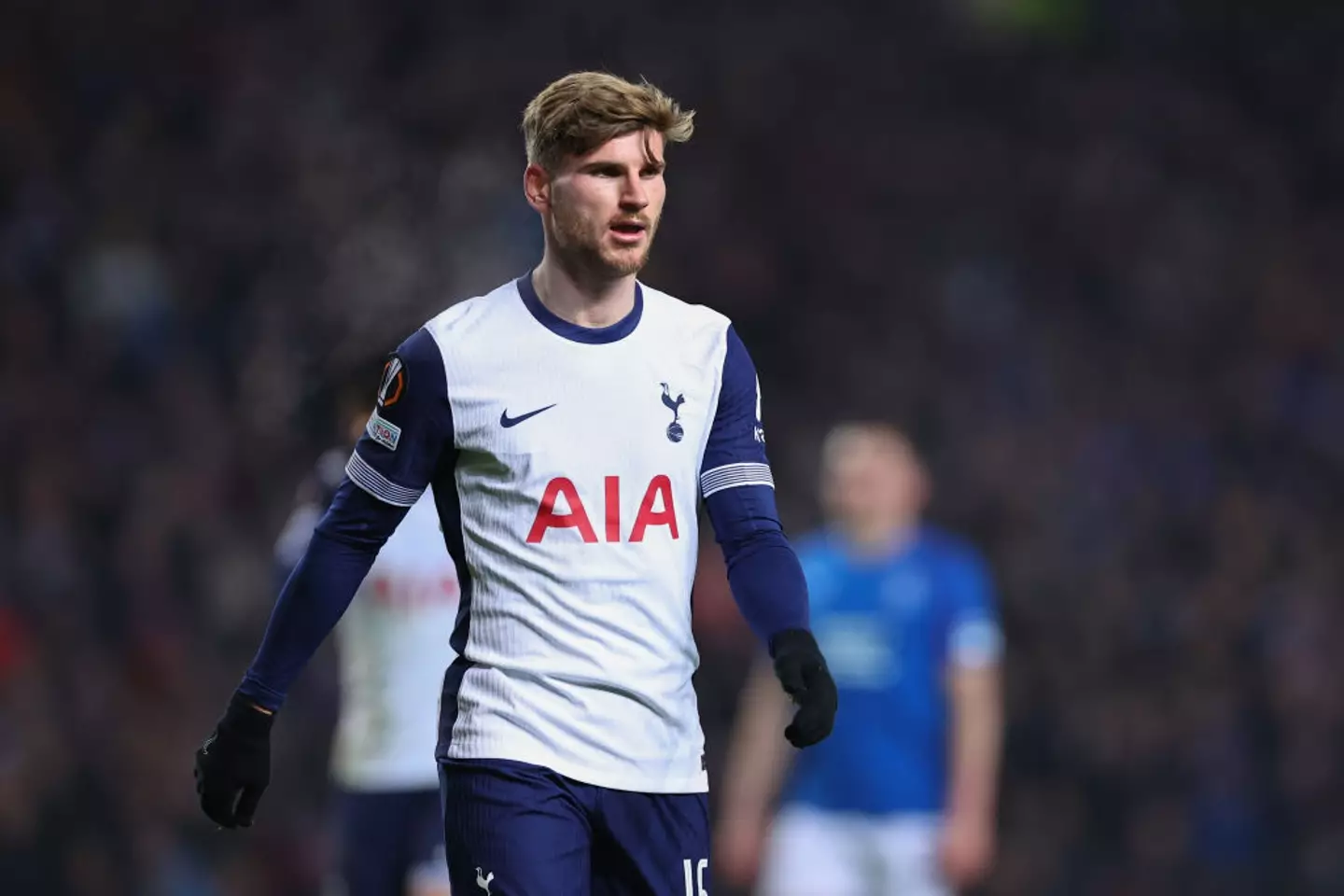 Timo Werner was replaced at half-time (Credit:Getty)