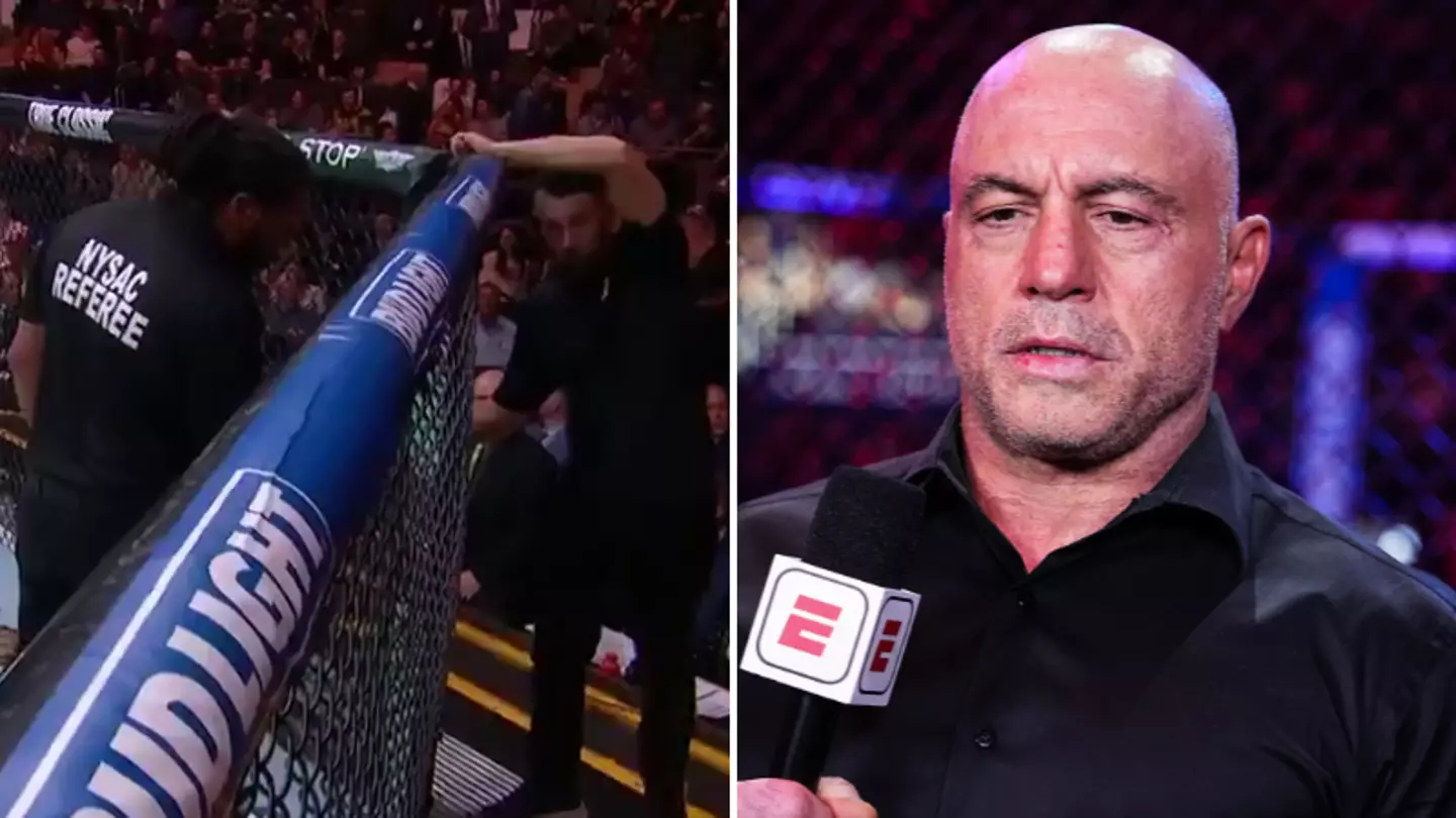 Joe Rogan left completely stunned as UFC 309 fight delayed due to issue he's 'never seen before'