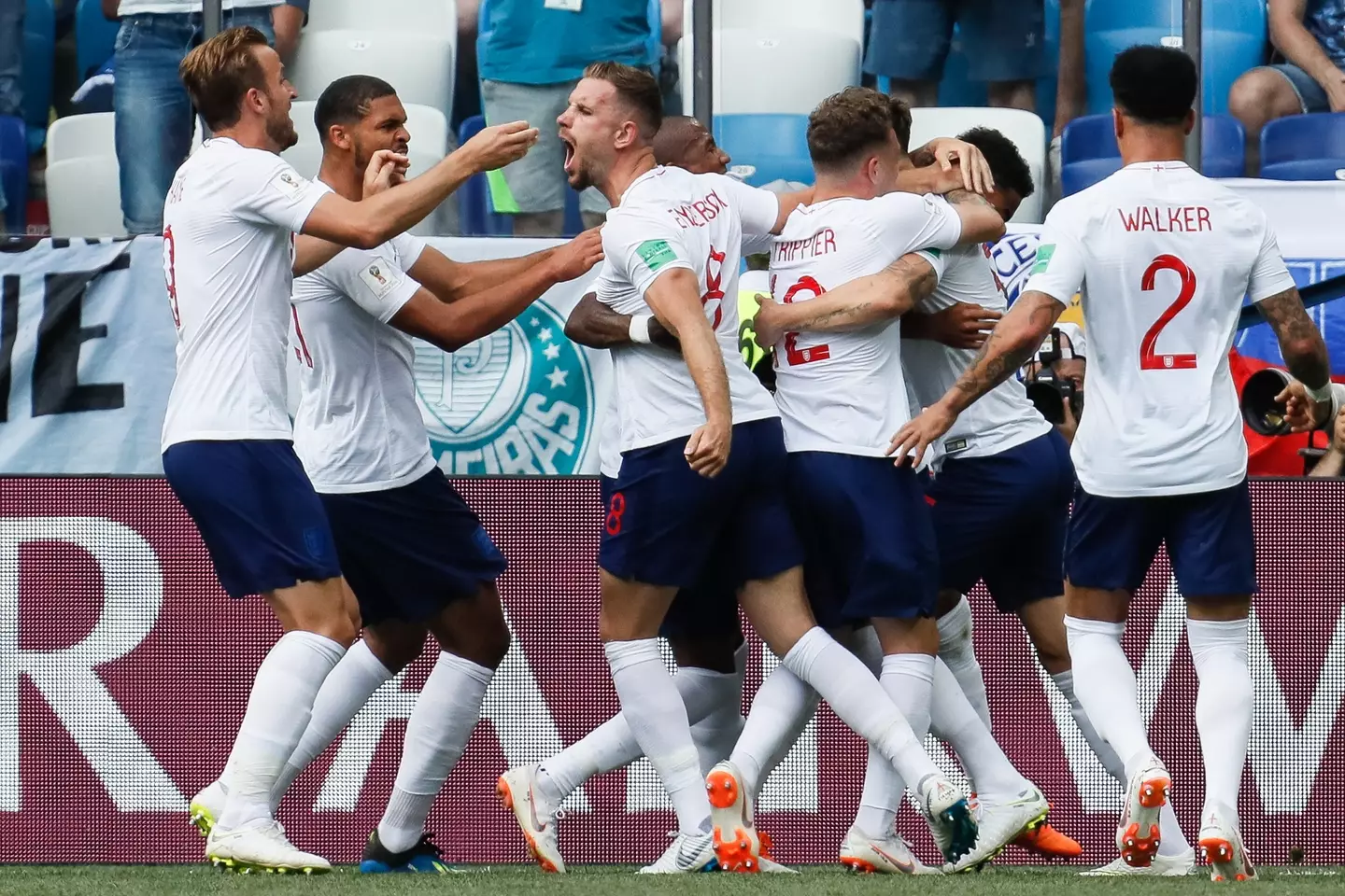 England beat Panama 6-1 at the 2018 World Cup. Image: Getty