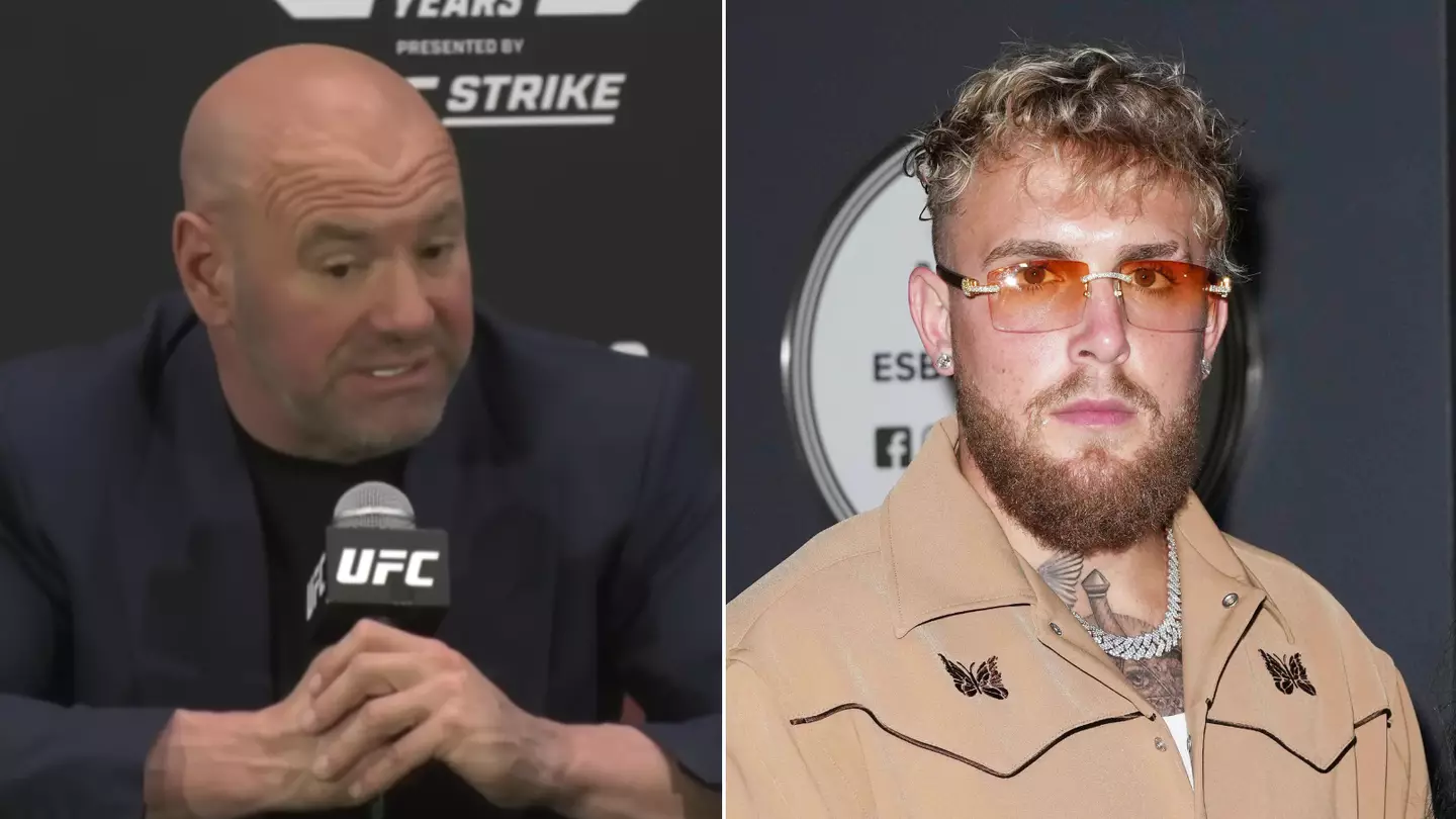 Jake Paul brutally mocked by Dana White for boxing '40-year-old MMA fighter' Nate Diaz
