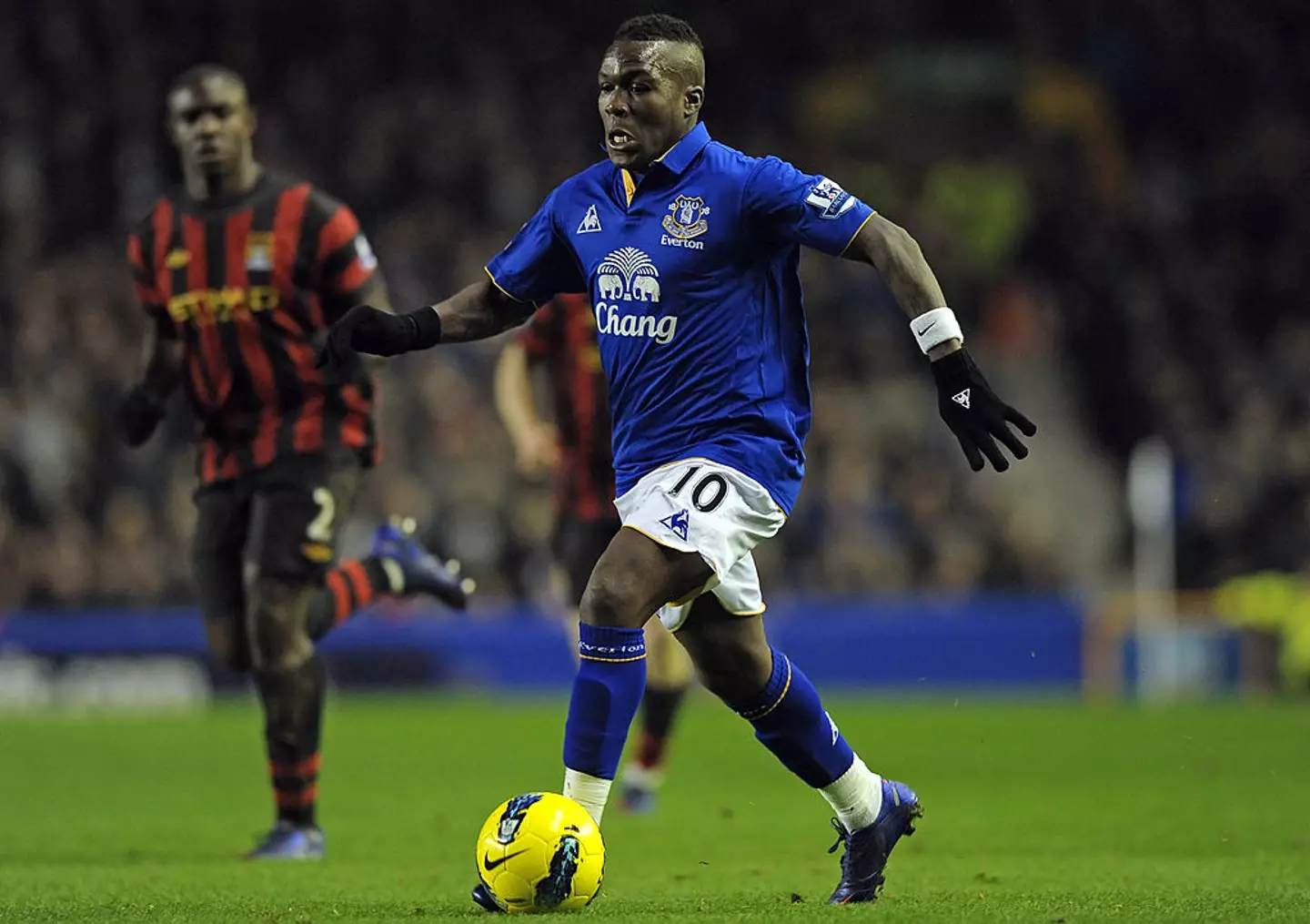 Royston Drenthe in action for Everton (Credit:Getty)