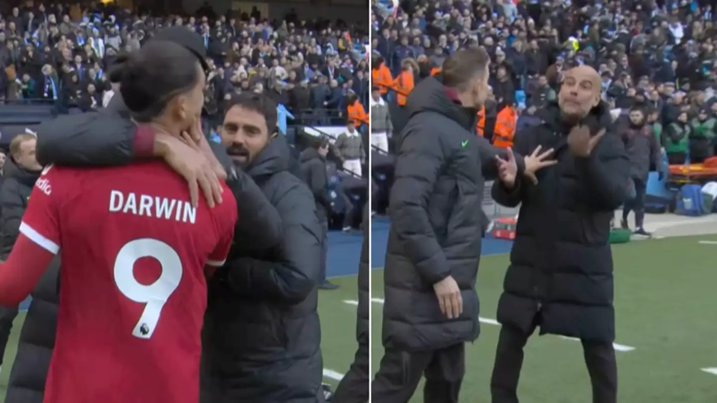 Pep Guardiola breaks silence on full-time incident with Darwin Nunez after Man City vs Liverpool