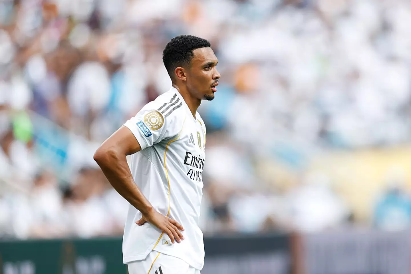 Trent Alexander-Arnold struggled in his first matches with Real Madrid. (Image: Getty)