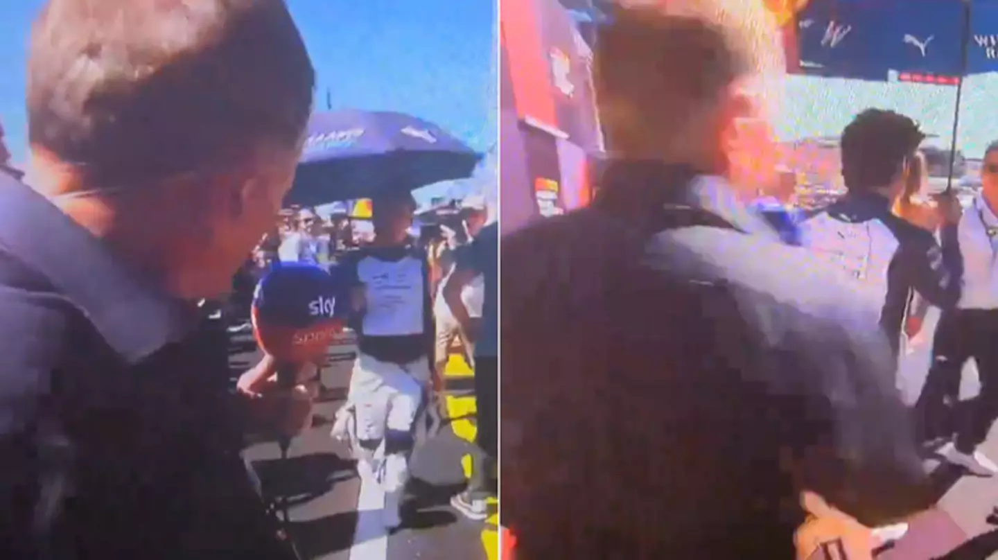 F1 star speaks out after ignoring Martin Brundle in awkward incident live on Sky Sports at US Grand Prix
