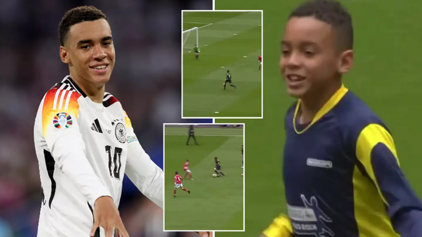 Footage of a young Jamal Musiala playing at Wembley emerges after Euro 2024 masterclass vs Scotland