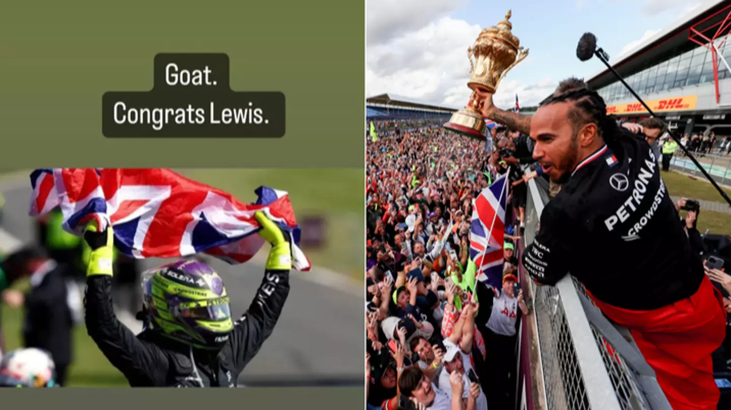 The first F1 driver to congratulate Lewis Hamilton on social media has fans saying the same thing