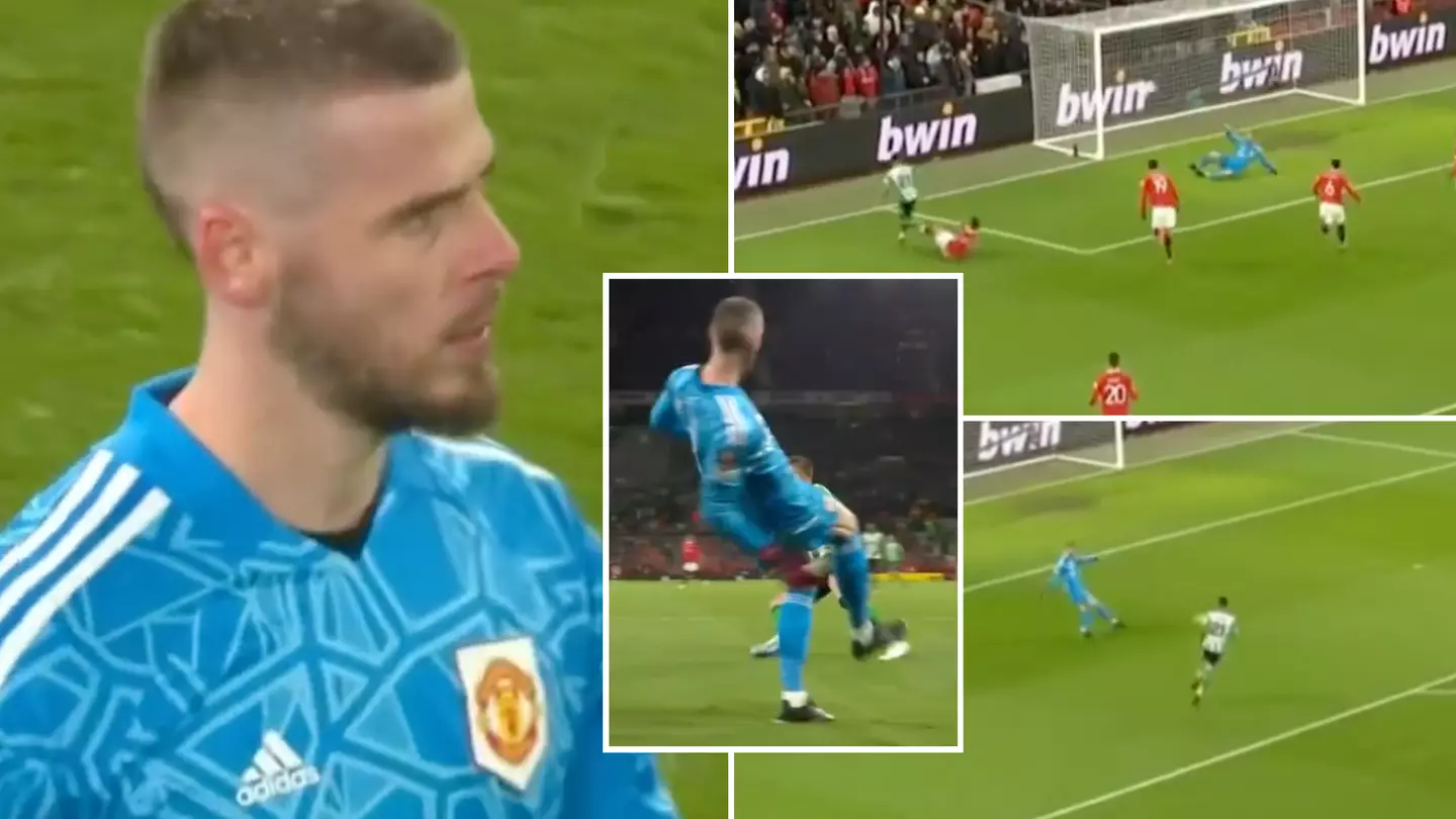 David de Gea's distribution against Real Betis highlighted in fail comp, Man United fans are not impressed