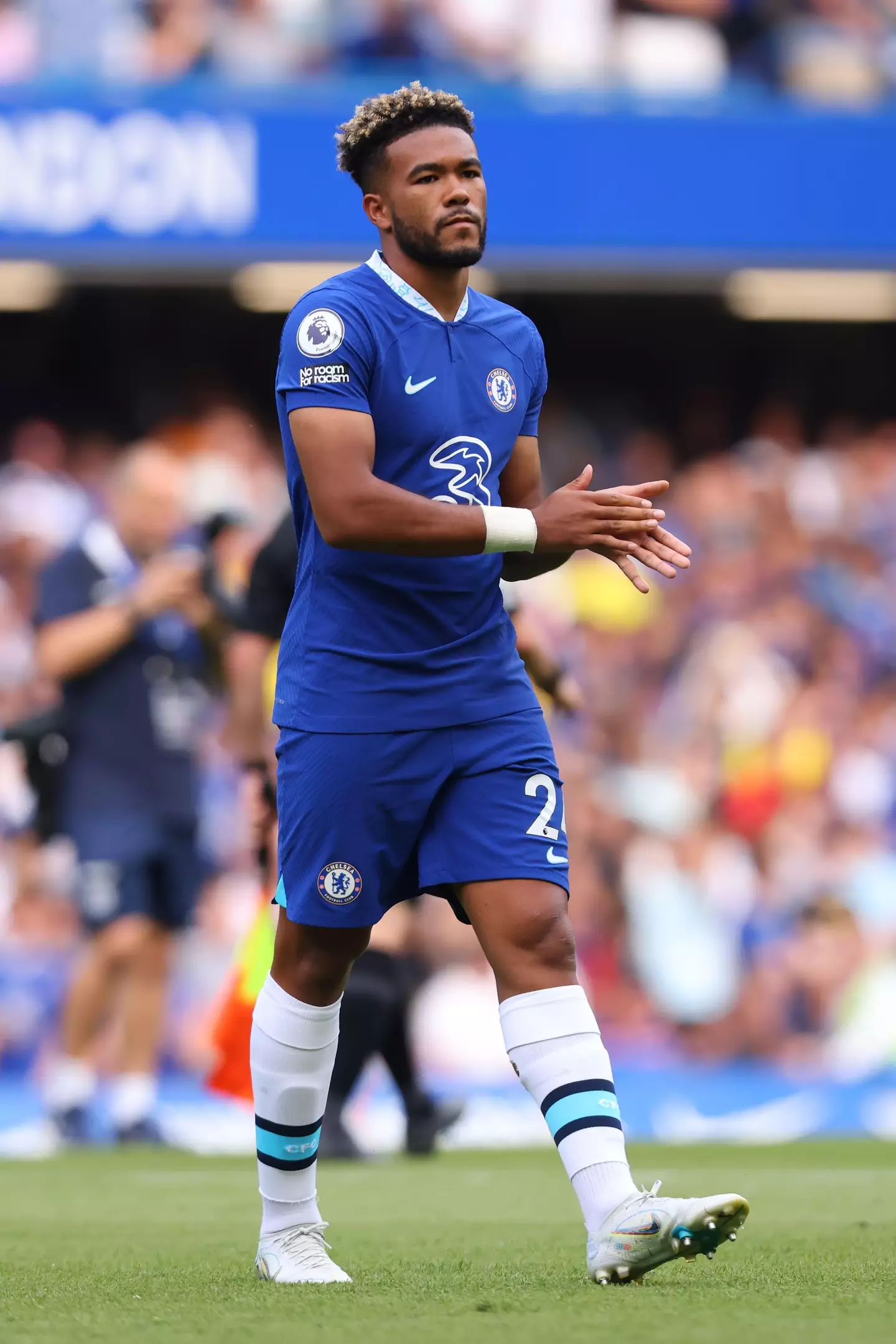 Reece James after the match against Tottenham. (Alamy)