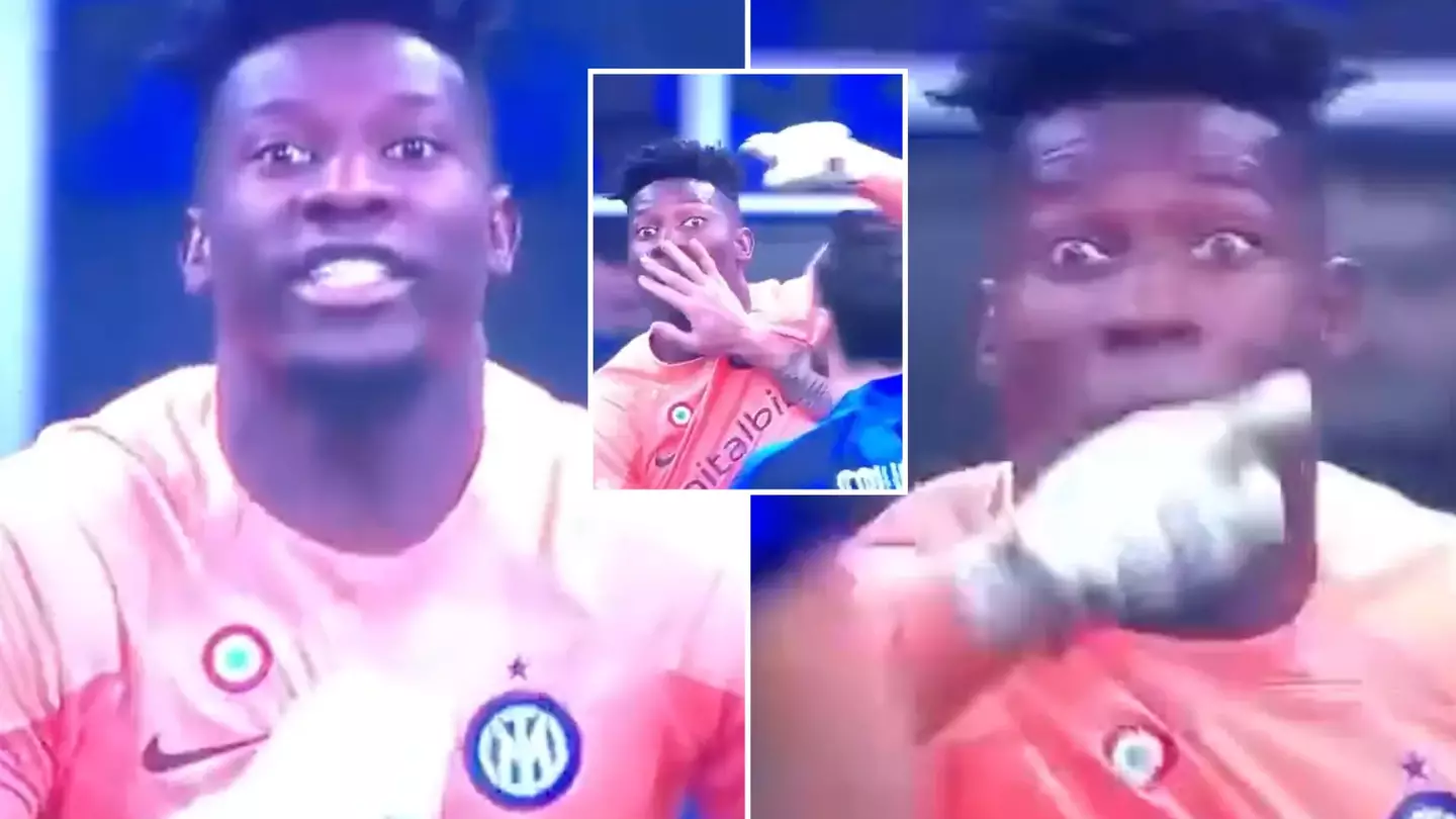 Andre Onana was involved in a furious bust-up with Edin Dzeko last season