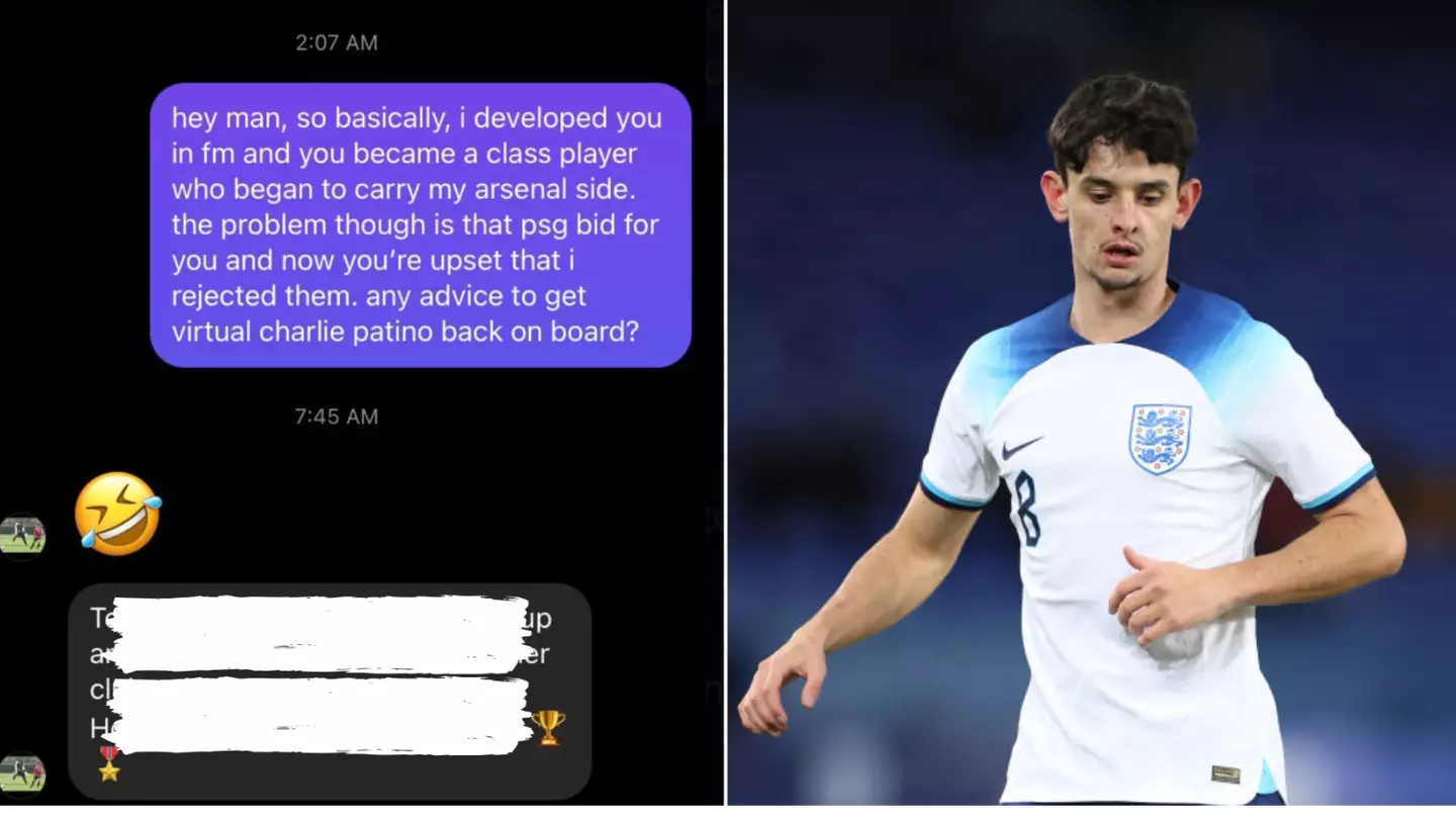 Arsenal wonderkid now in Championship gave hilarious response to fake PSG transfer interest