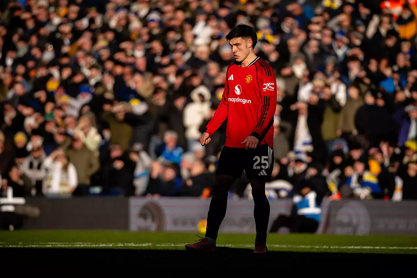 Manuel Ugarte is linked with a move away from Manchester United (Credit:Getty)