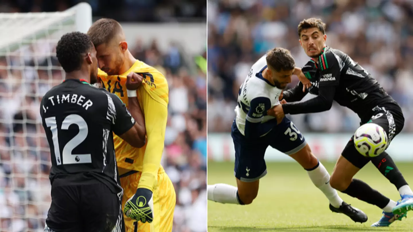 Tottenham and Arsenal managed to equal Premier League history in just 45 minutes in north London derby