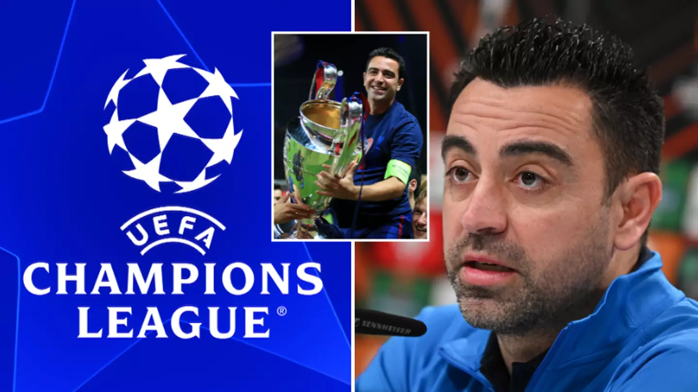 Xavi says he hates listening to the Champions League anthem