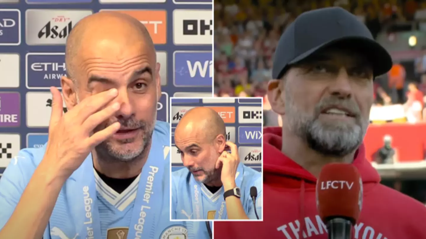 Pep Guardiola brought to tears after hearing what Jurgen Klopp said about him after Liverpool farewell speech