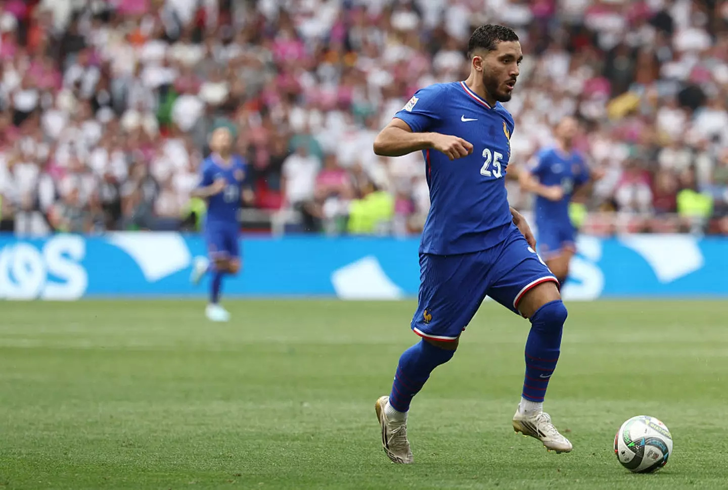 Rayan Cherki in action for France (Credit:Getty)