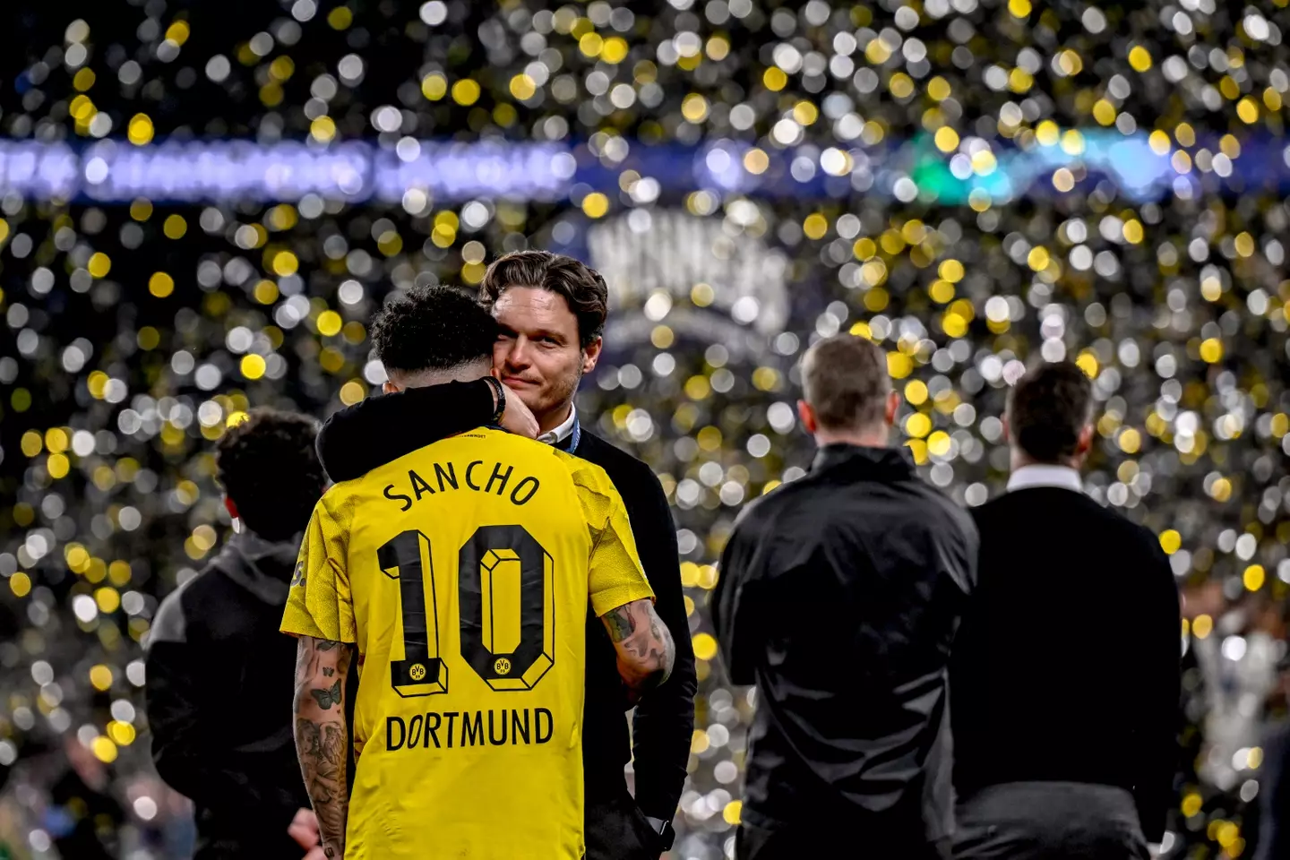 Dortmund are reportedly interested in signing Sancho again. Image credit: Getty