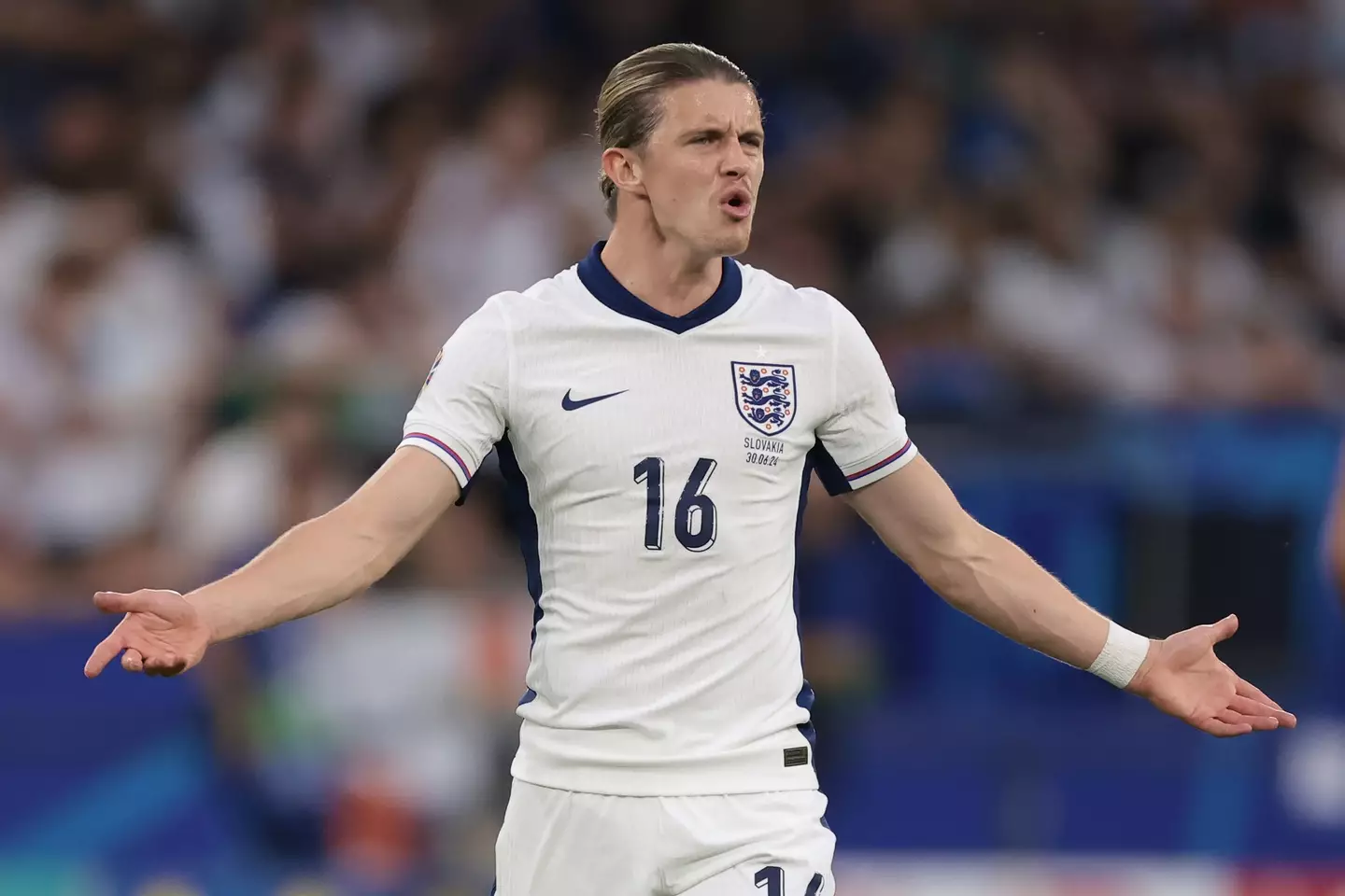 Conor Gallagher in action for England. Image: Getty