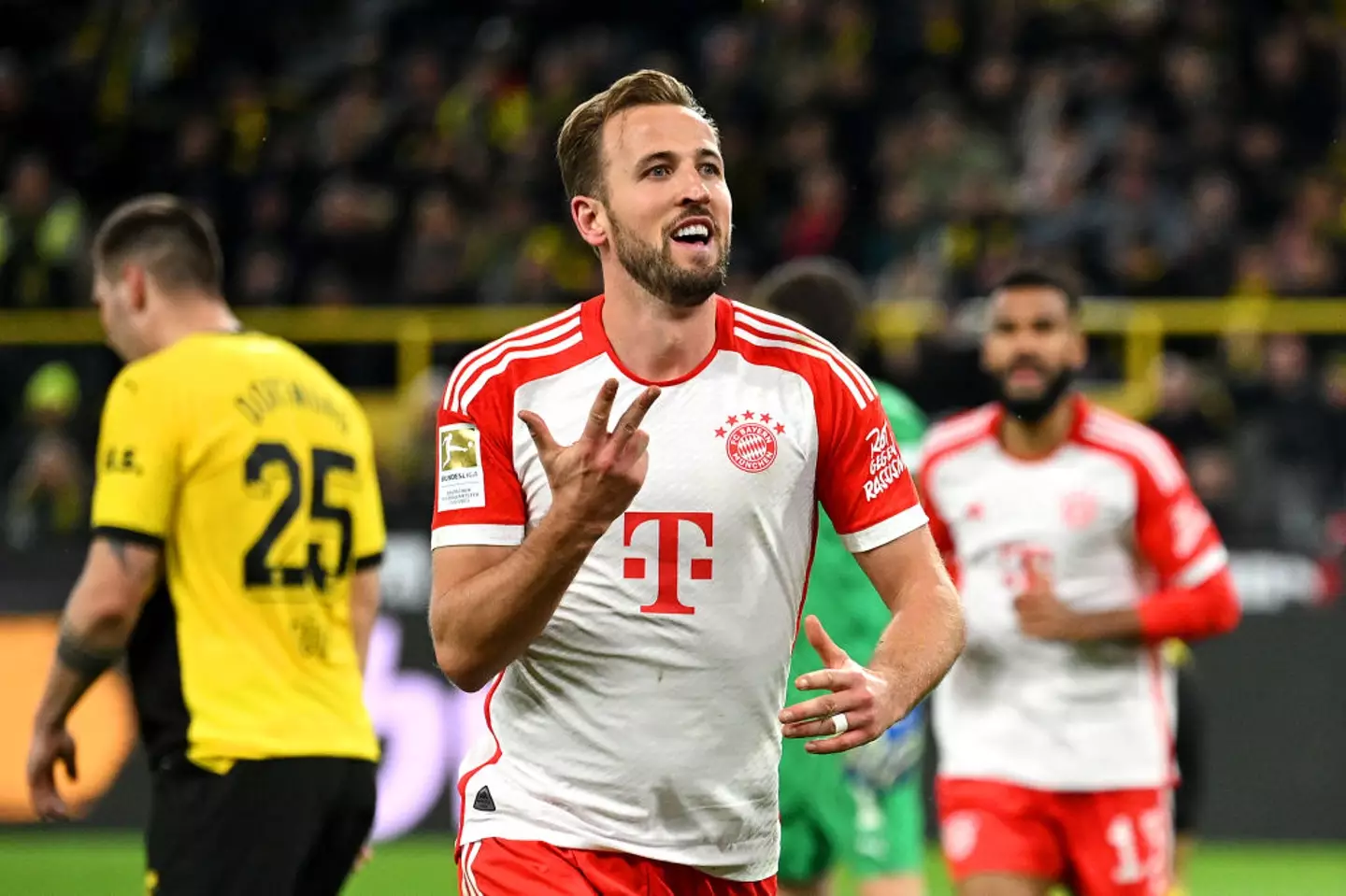 England captain Harry Kane currently leads the line for Bayern Munich. (Image: Getty)