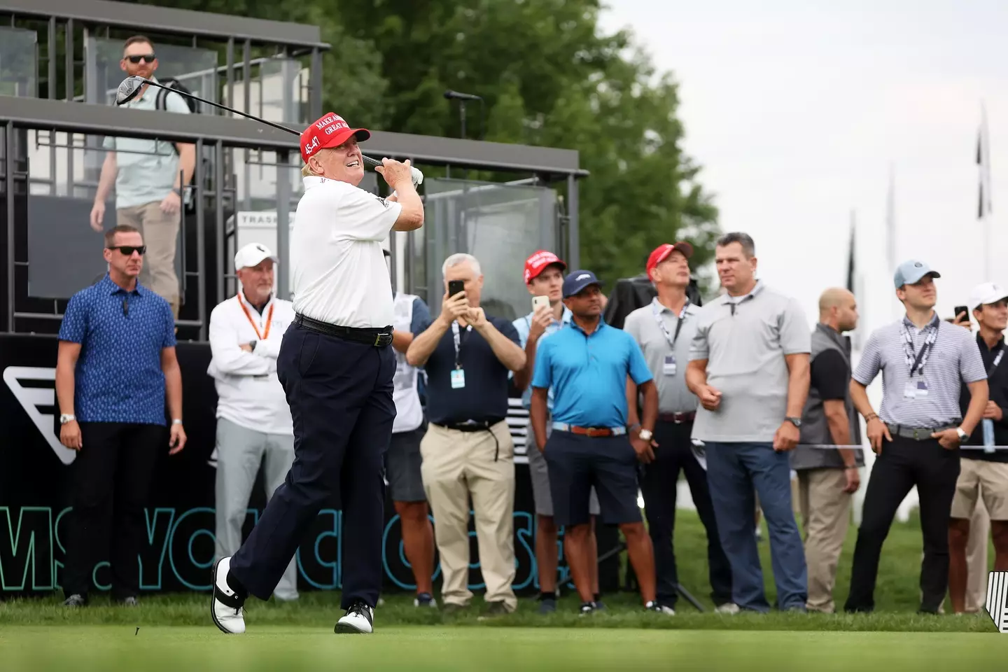Trump is an avid golfer. Image credit: Getty