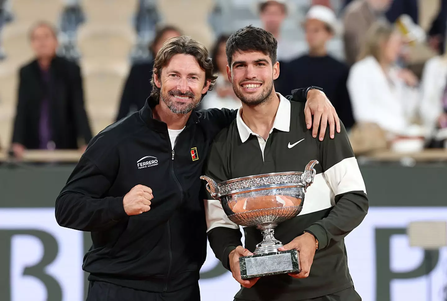 Alcaraz has worked with Juan Carlos Ferrero since he was a teenager. (Image: Clive Brunskill/Getty Images)