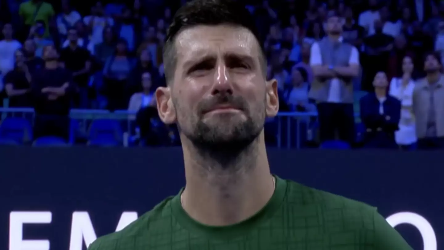 Novak Djokovic Breaks Down in Tears on Court in Heartbreaking Moment