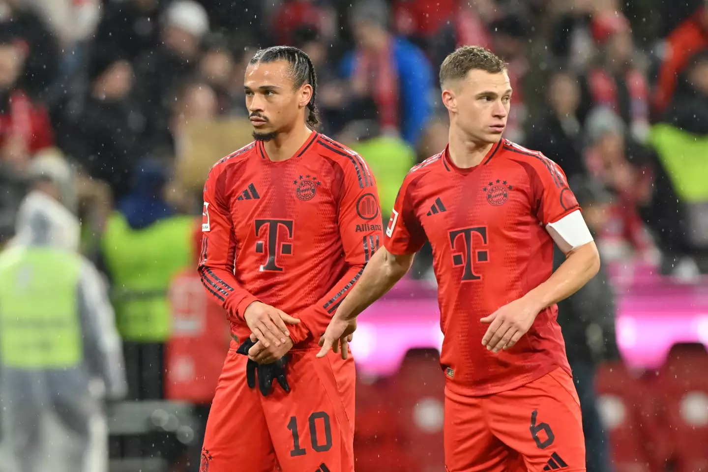 Leroy Sane and Joshua Kimmich. (Image: Getty)