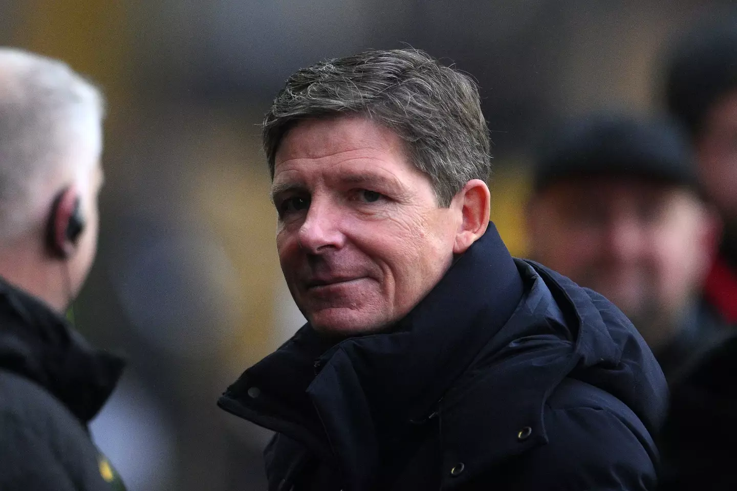 Oliver Glasner has been rumoured as a potential Arne Slot successor (Image: Getty)