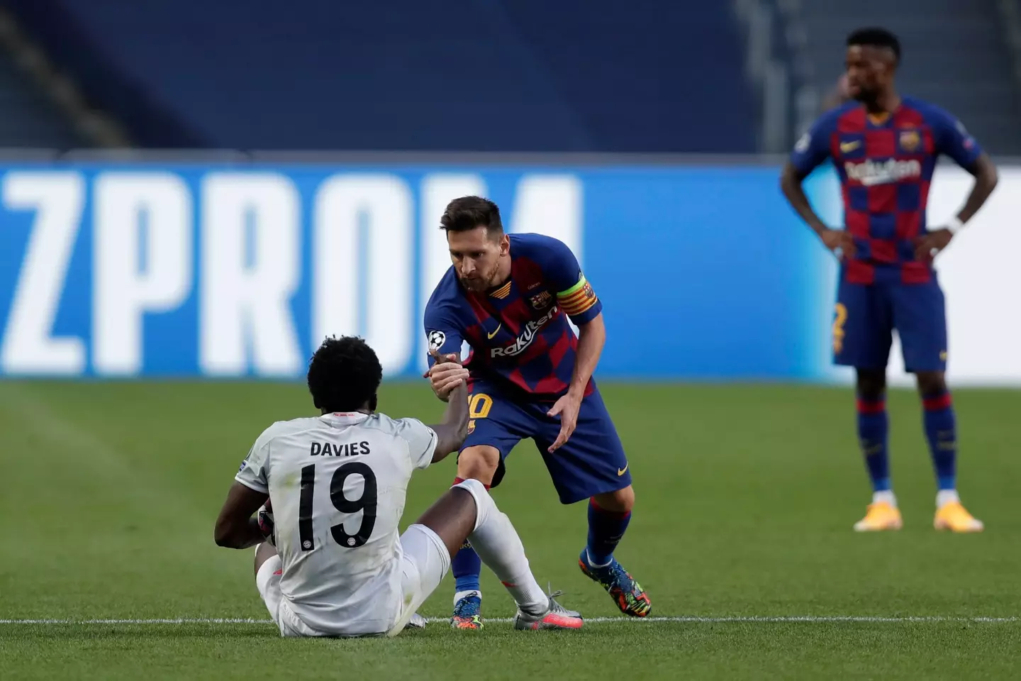 Davies has come up against Messi on numerous occasions. Image credit: Getty