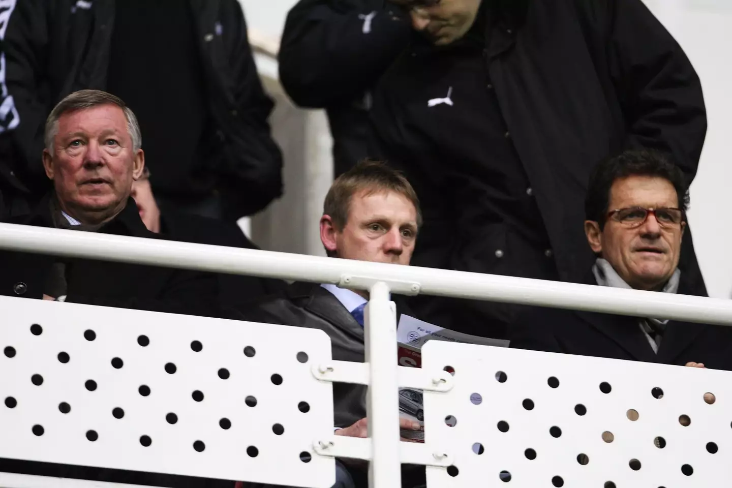 Sir Alex Ferguson and Stuart Pearce. (