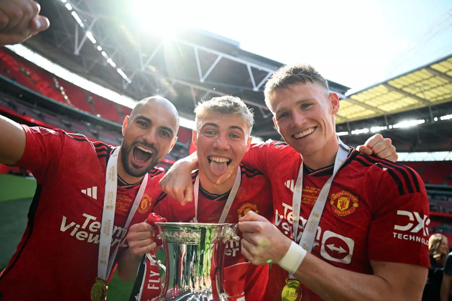 Sofyan Amrabat made 30 appearances for Manchester United last season. (Image: Getty)