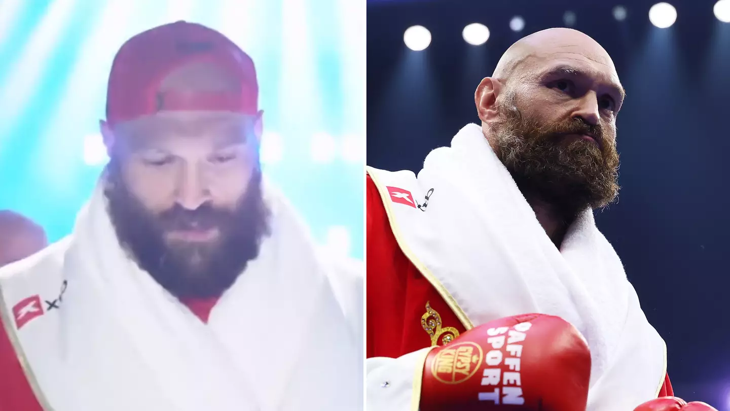 Boxing fans joke about reason why Tyson Fury decided to keep his beard within seconds of Oleksandr Usyk fight