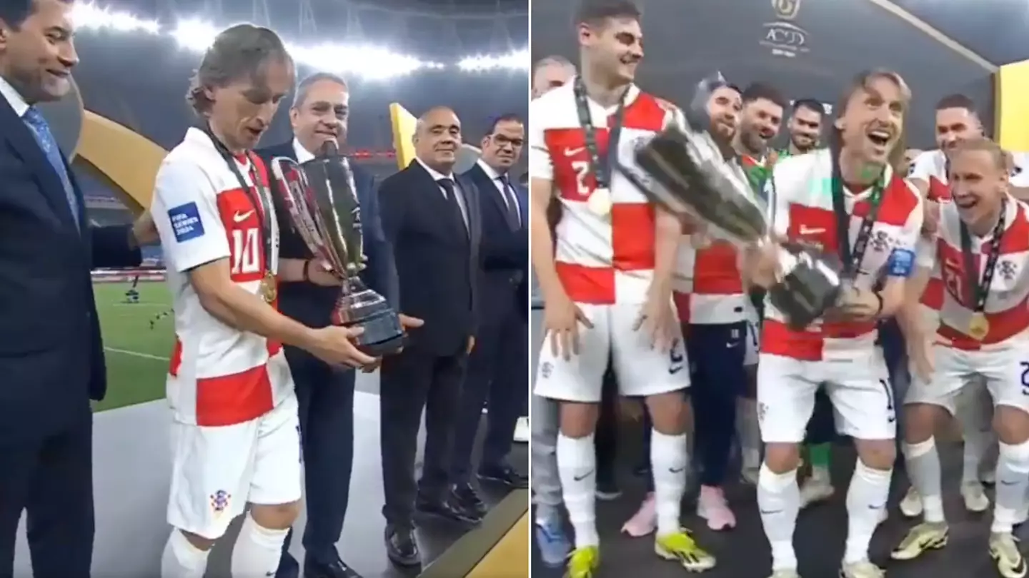 Luka Modric lifts international trophy with Croatia that fans have never heard of 