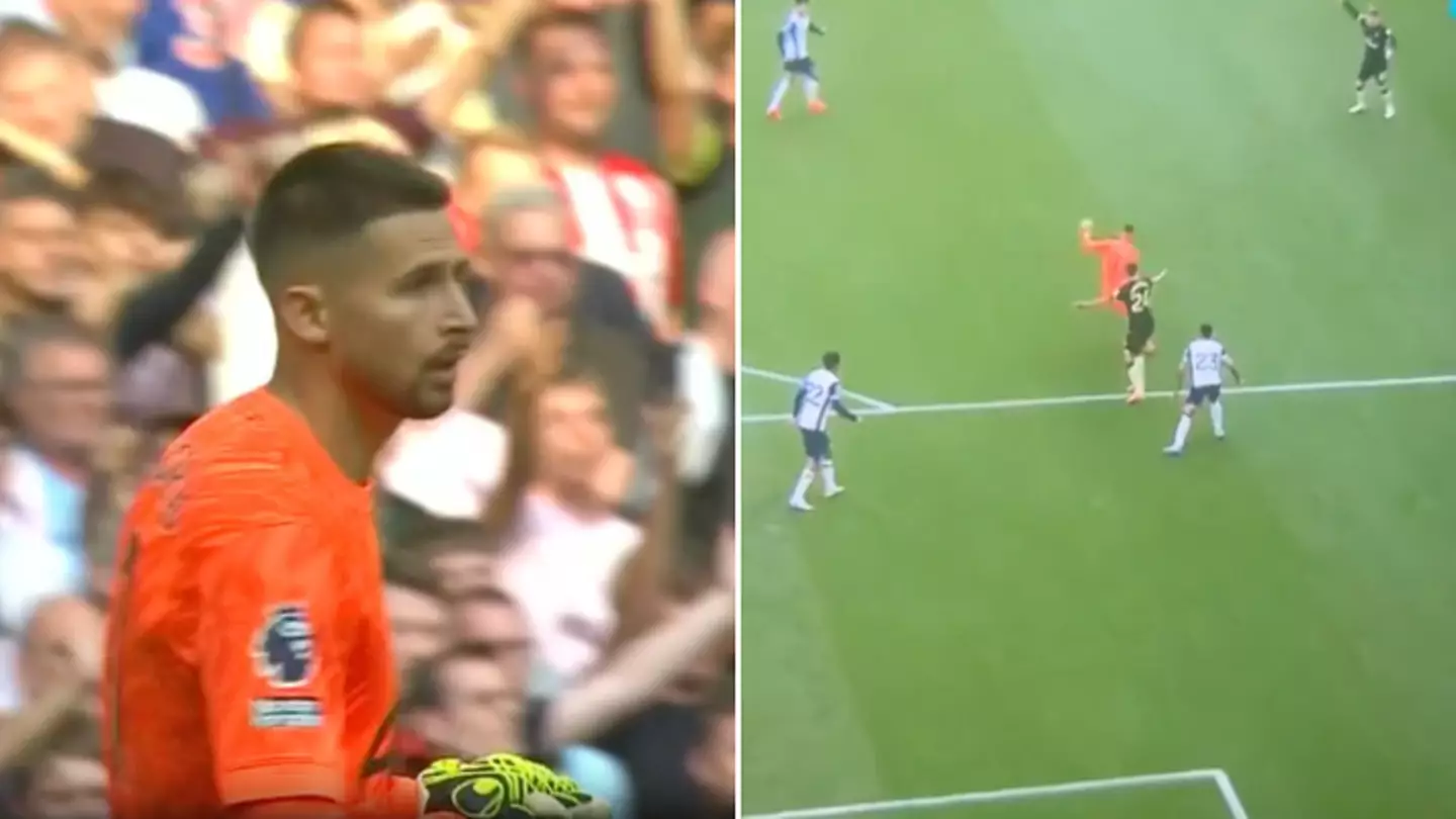Fans stunned as Spurs goalkeeper Guglielmo Vicario escapes ‘blatant’ red card against Brentford