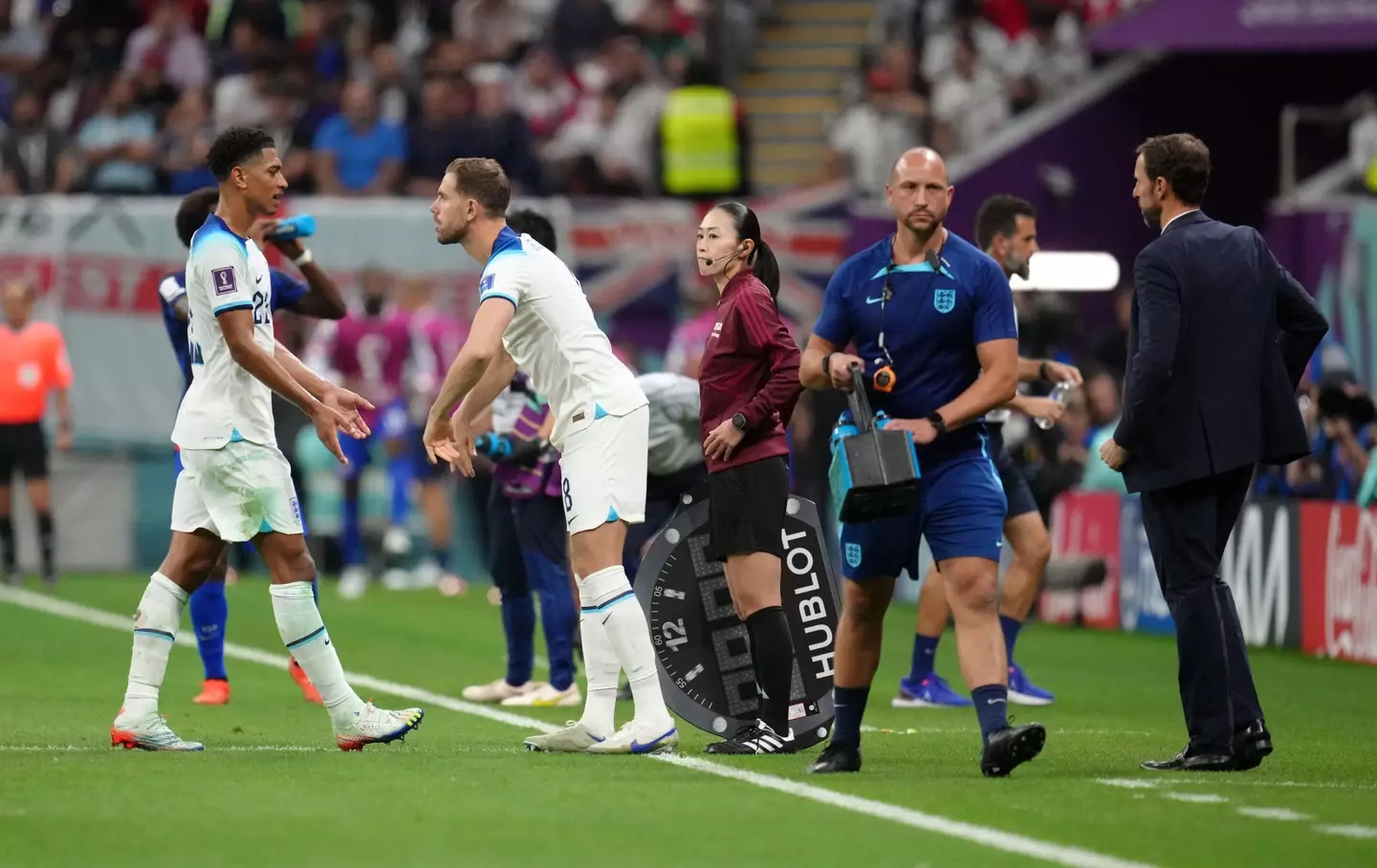 Henderson came on for Bellingham vs USA. Image: Alamy