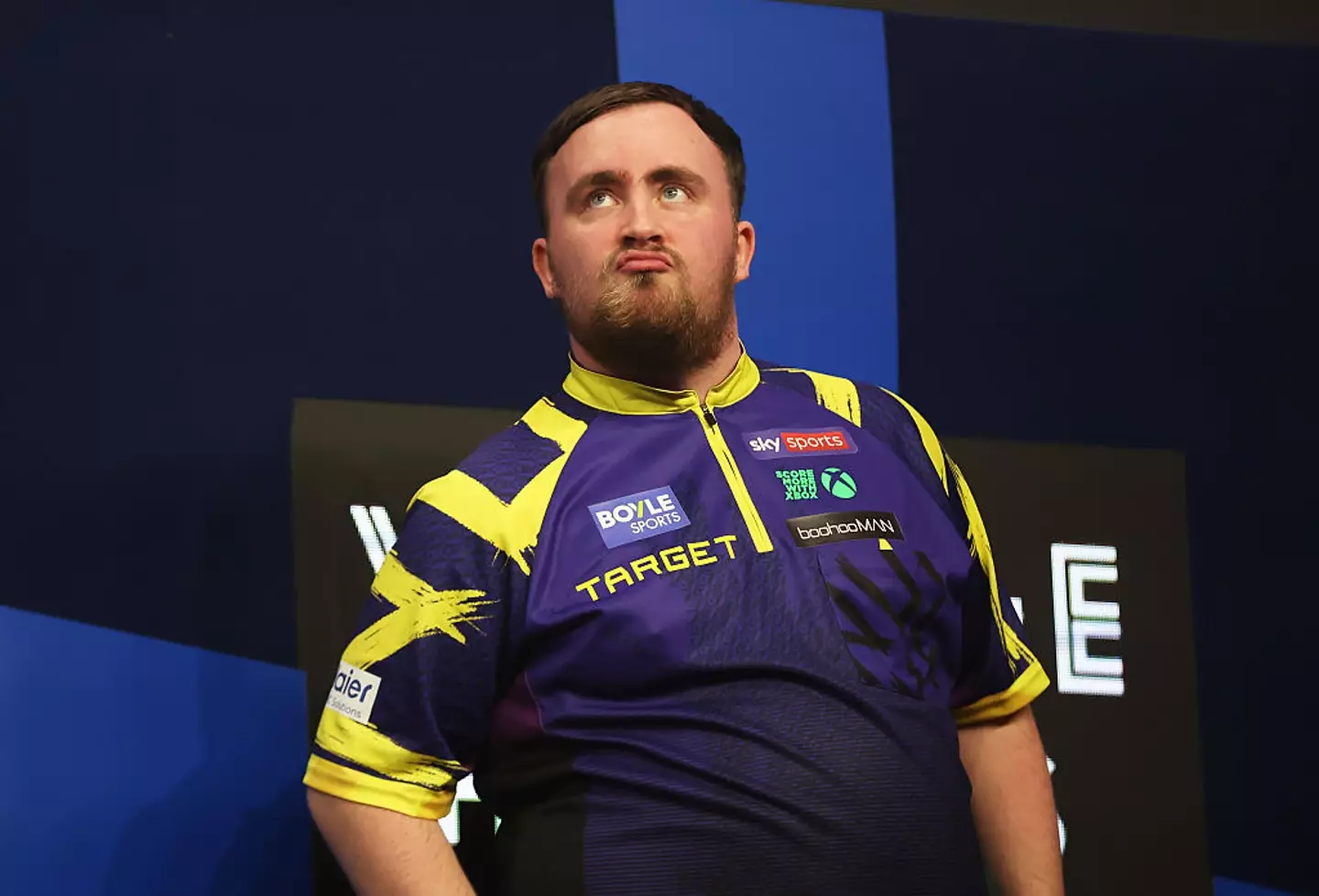 Luke Littler was not pleased (Credit:Getty)