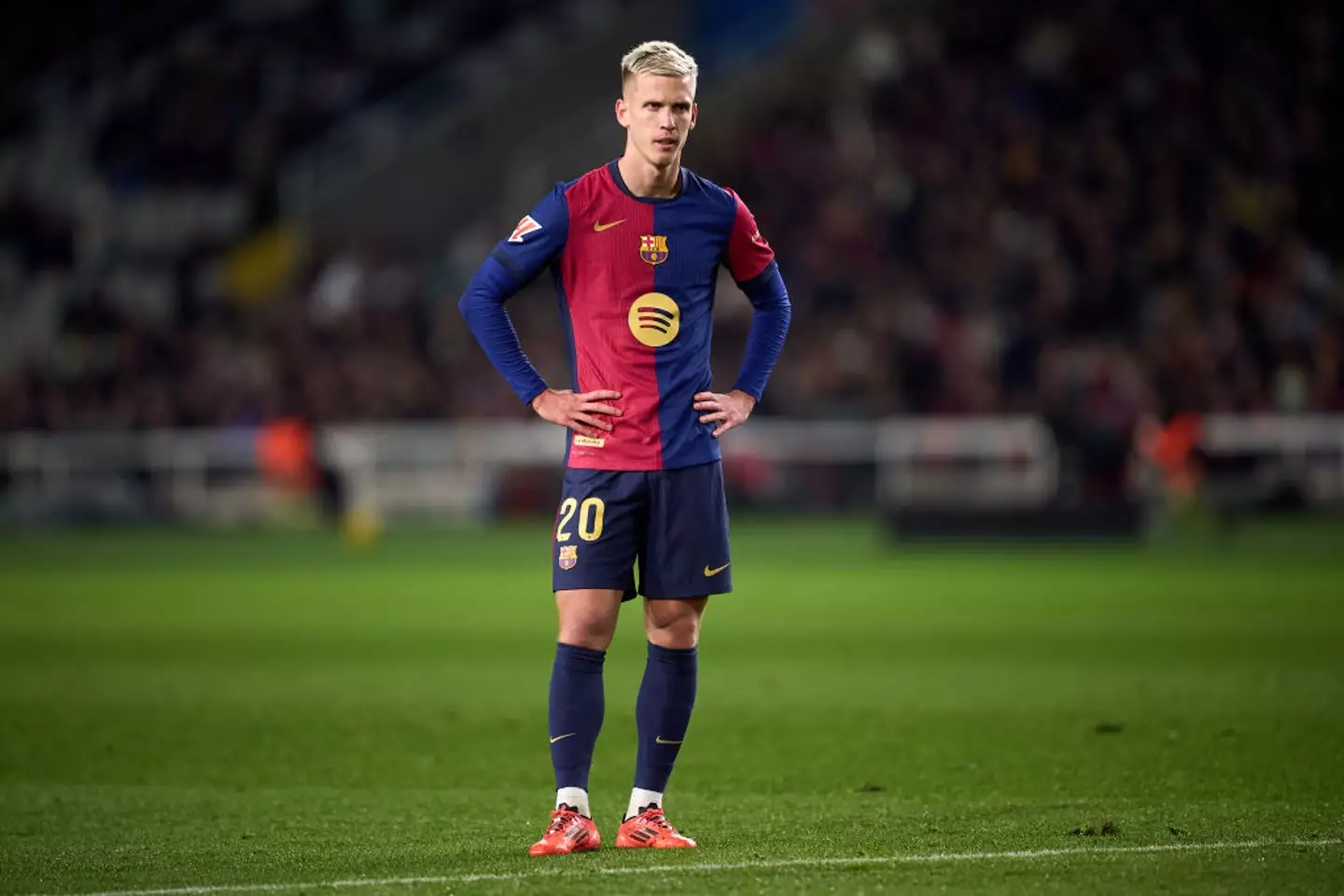 Dani Olmo could join a Premier League club (Credit:Getty)