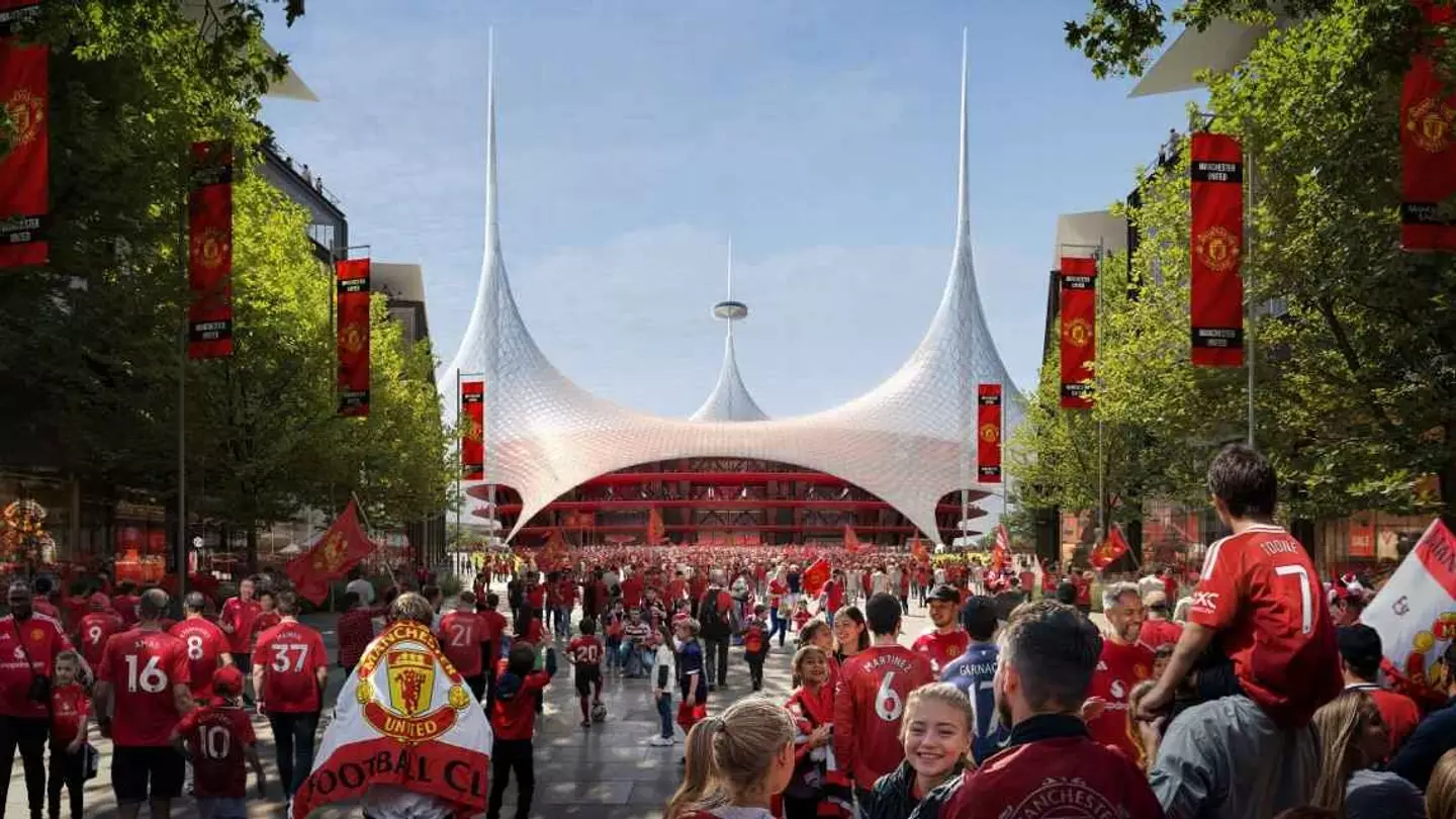 Manchester United unveiled the plans on Tuesday. Image: Foster + Partners