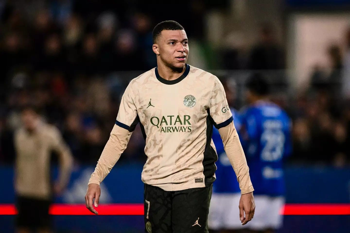 Kylian Mbappe in action for Paris Saint-Germain. Image: Getty