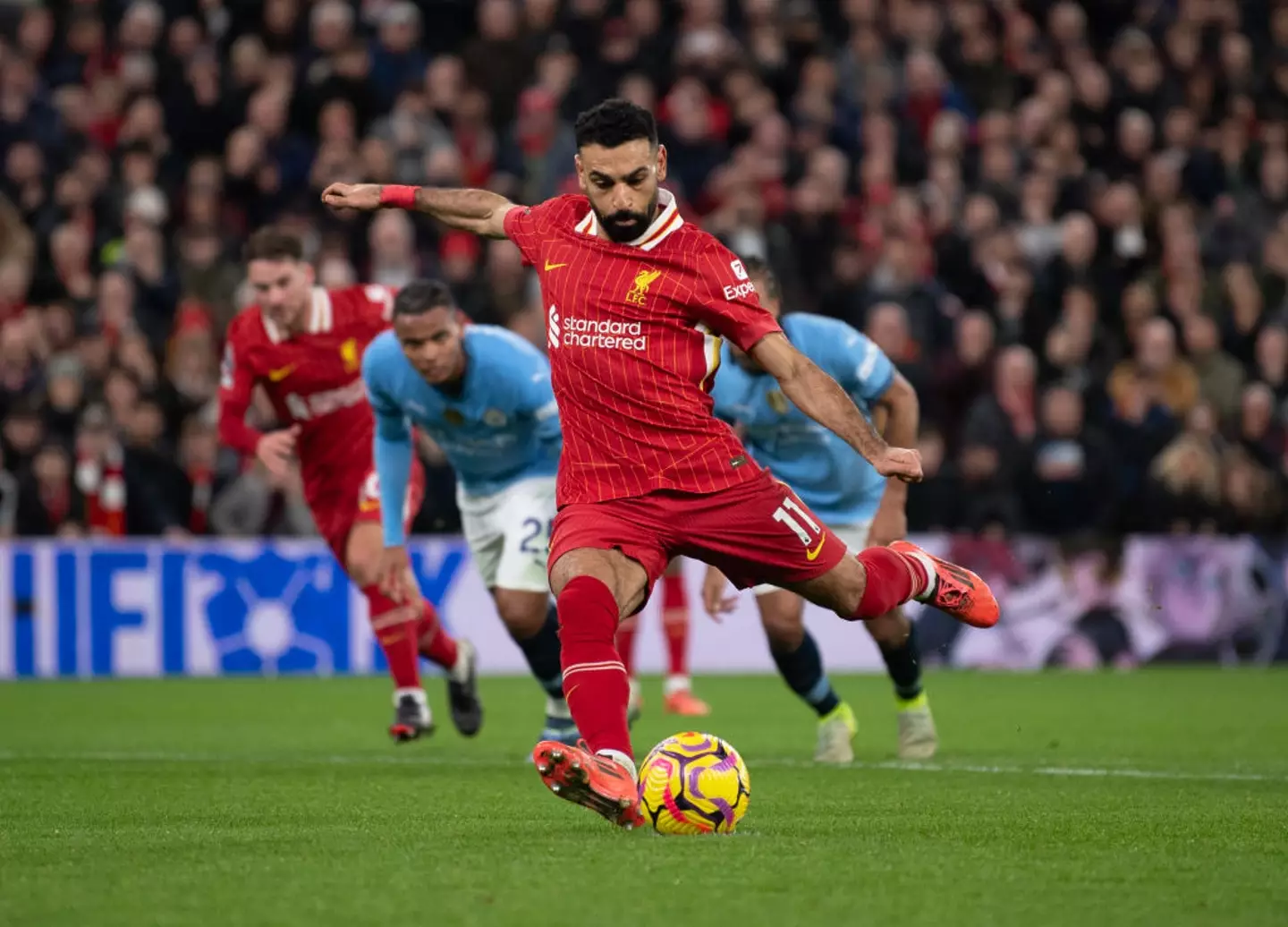 Mo Salah scored a penalty against Man City (Credit:Getty)